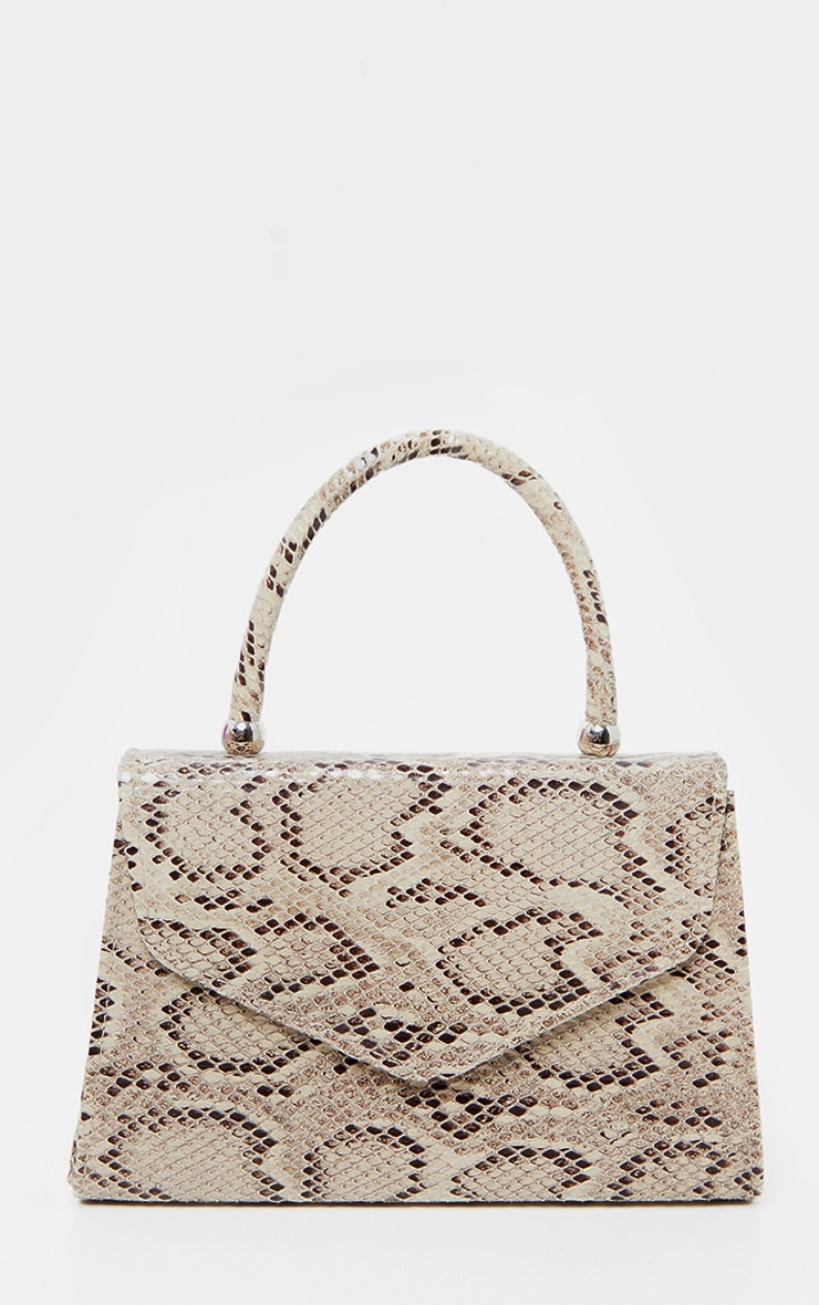 Natural Snake Envelope Grab Bag Accessories PrettyLittleThing IRE