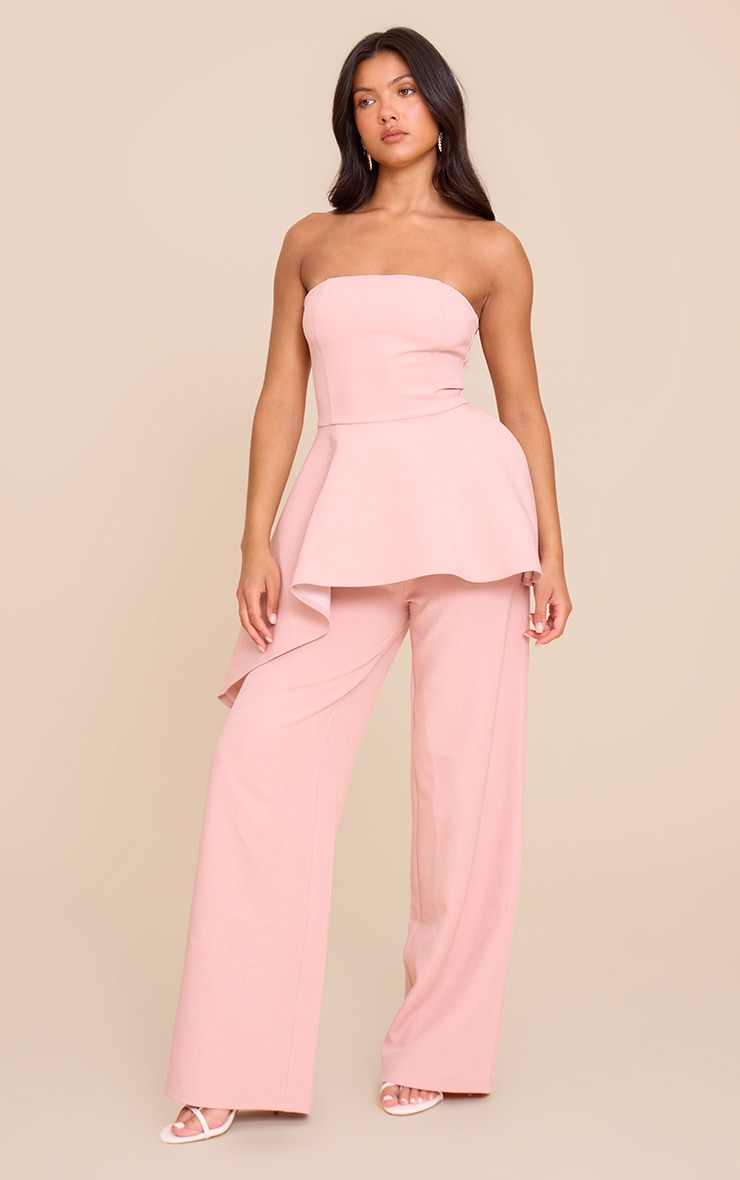 Light Pink Premium Tailored Straight Leg Pant image 1