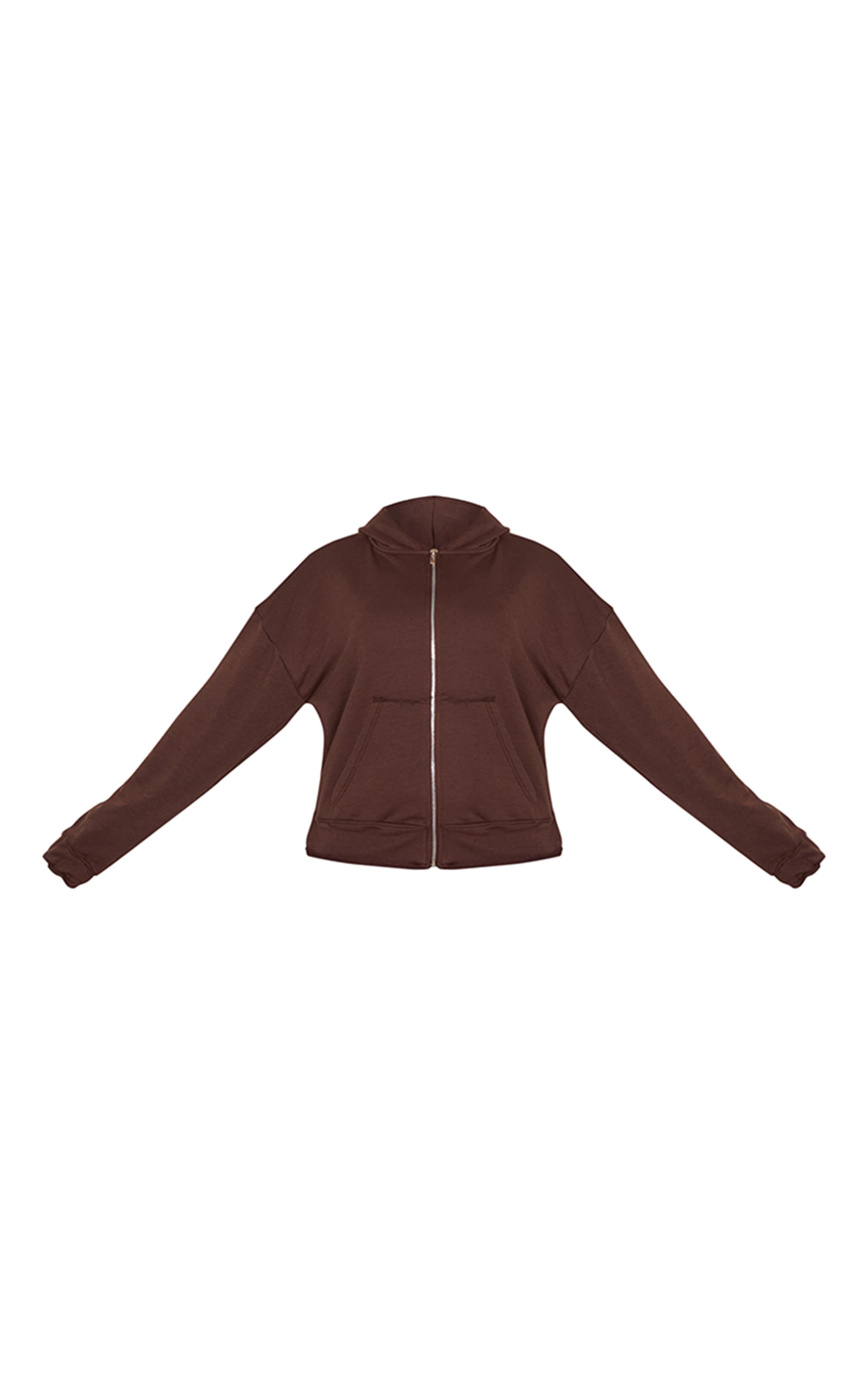 Shape Chocolate Zip Through Hoodie image 5
