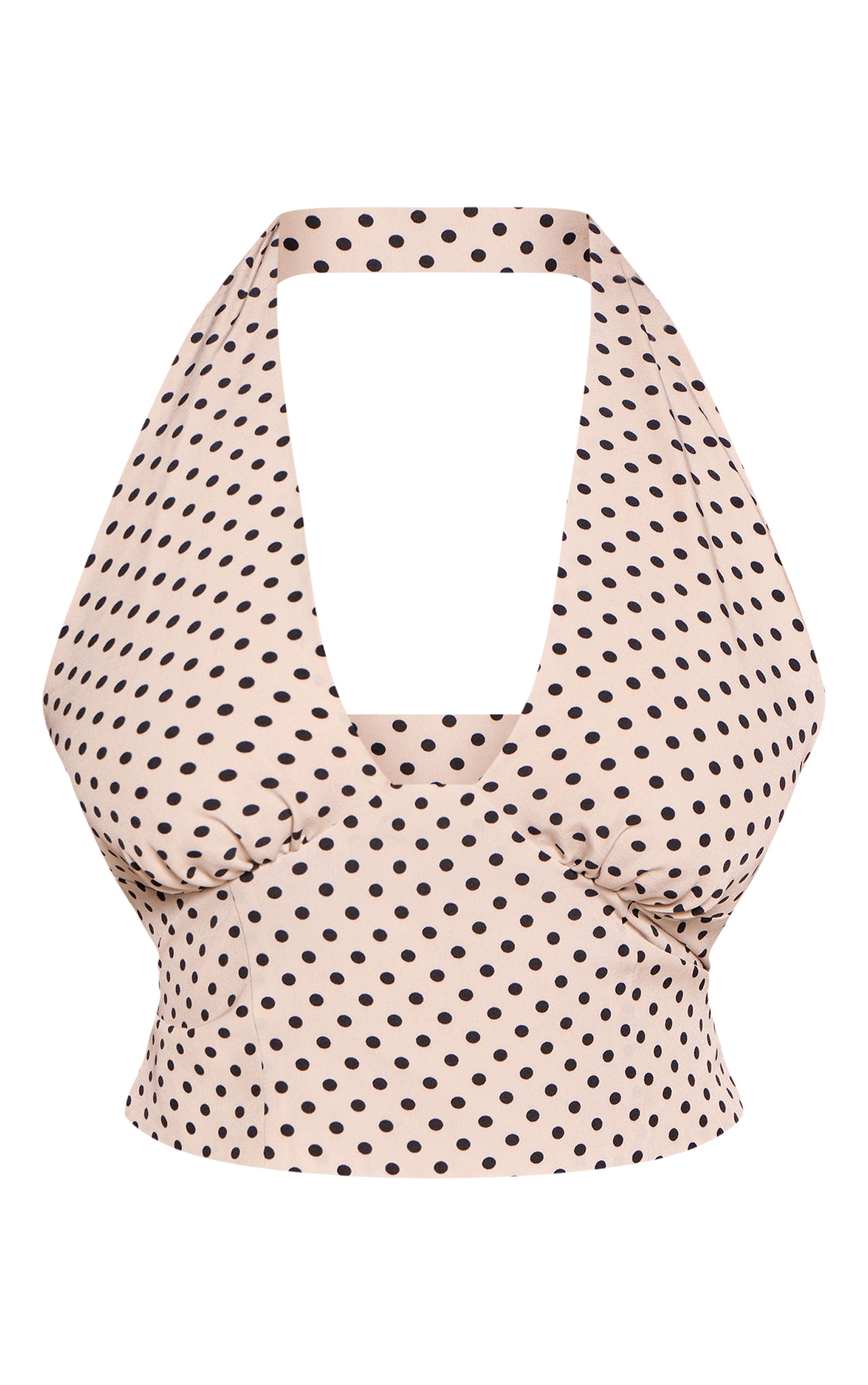 Shape Top corset crème à pois et dos nu image 5