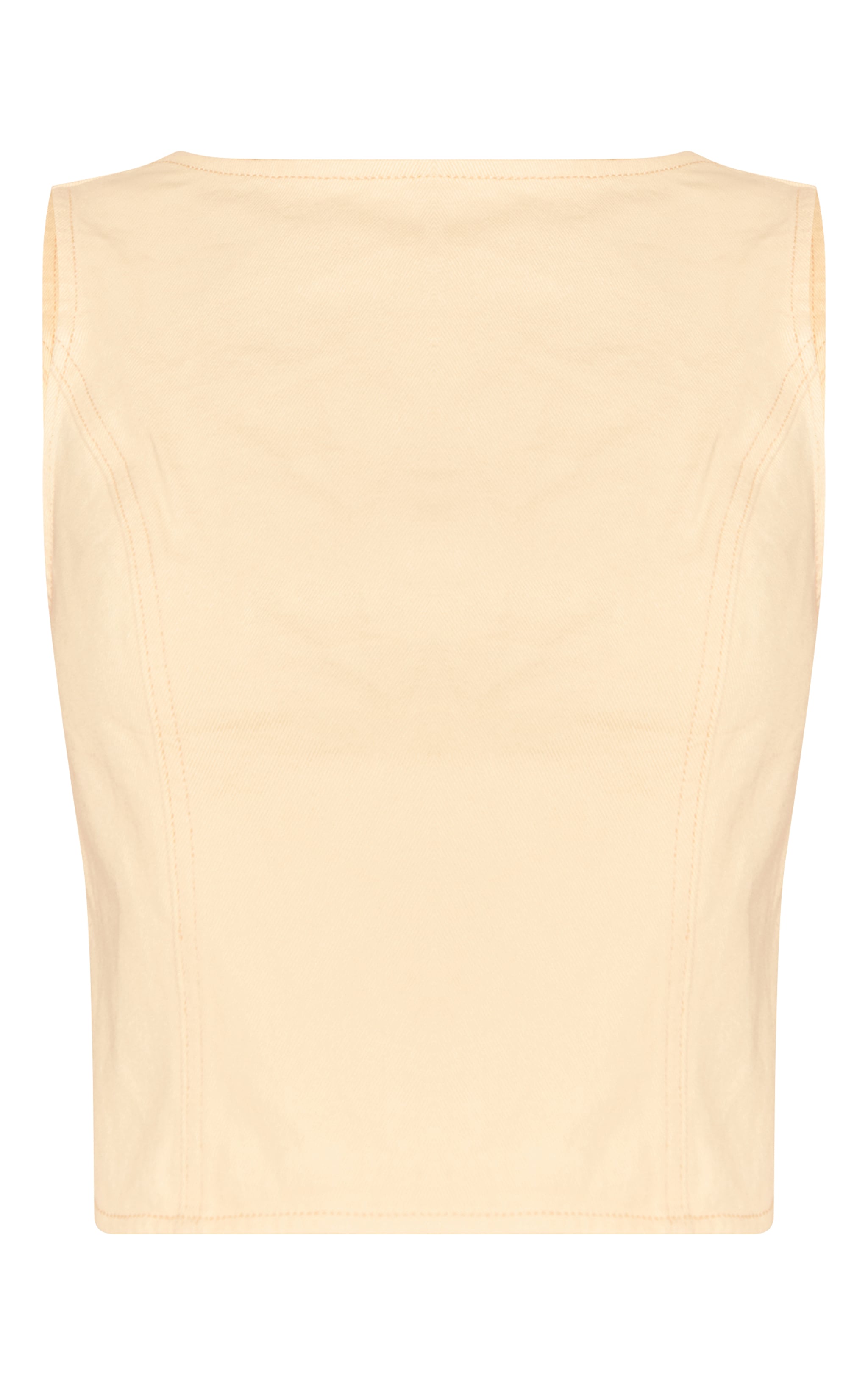 Butter Cream Seam Detail Barrel Jean image 5