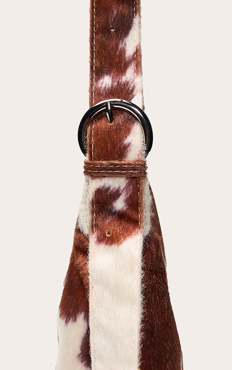 Cow Pony Hair Adjustable Shoulder Bag image 5