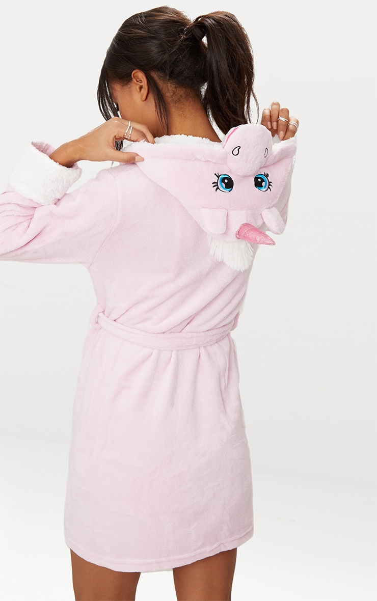 Pink Unicorn Dressing Gown PrettyLittleThing