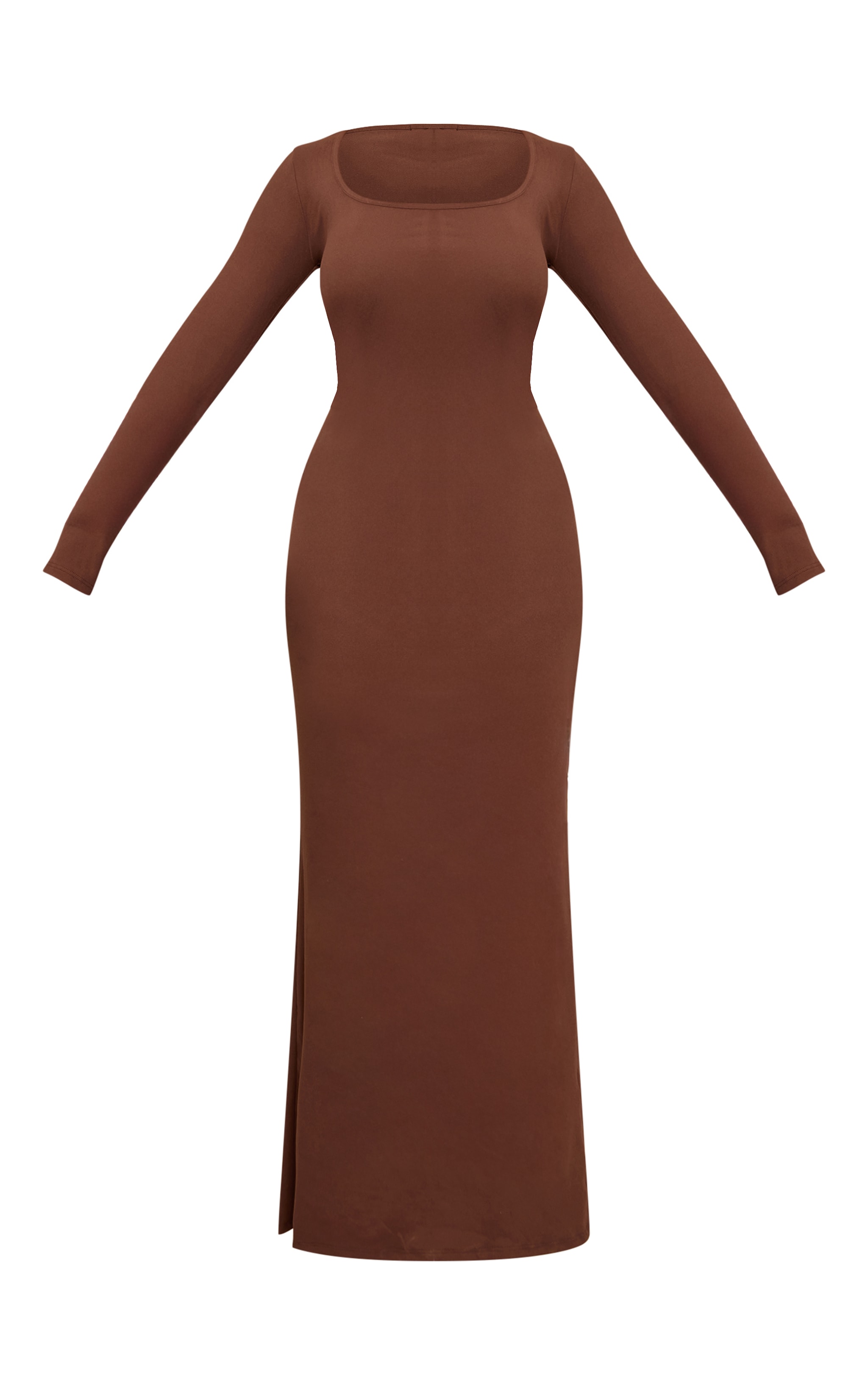 Shape Chocolate Soft Touch Square Neck Maxi Dress image 5