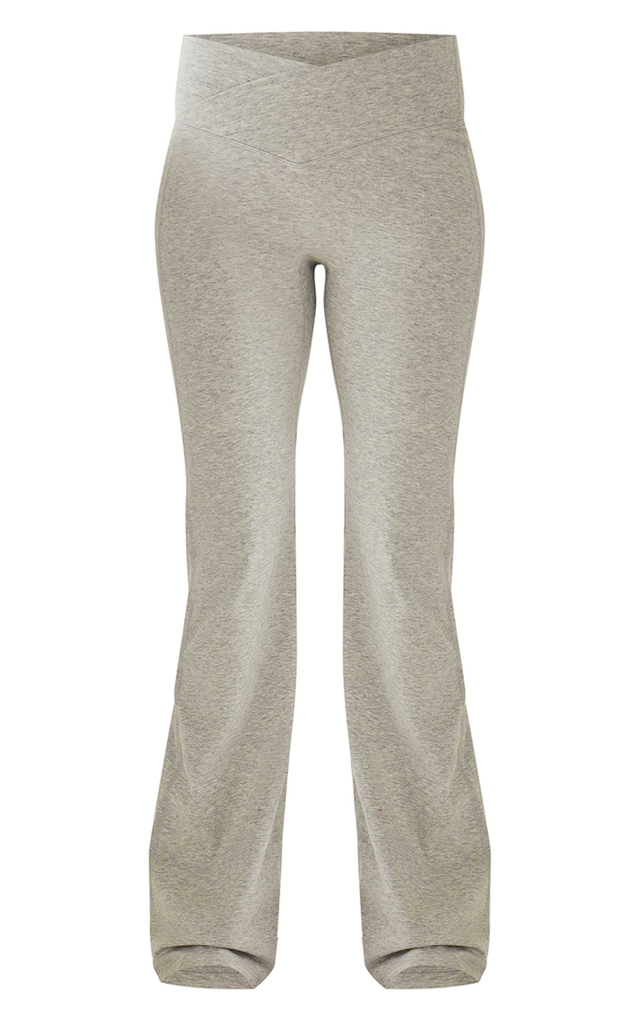 Ash Grey Sculpt Wrap Waist Yoga Pants image 5