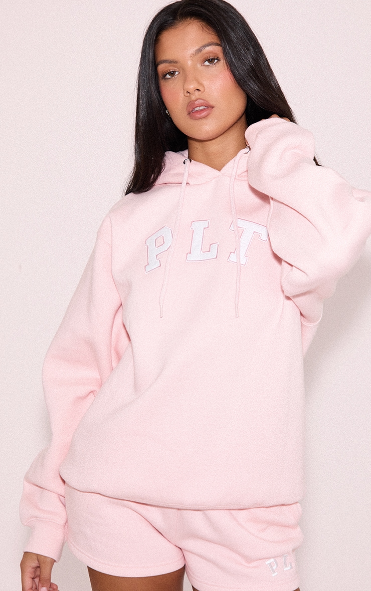 Pink Logo Sweat Shorts image 4