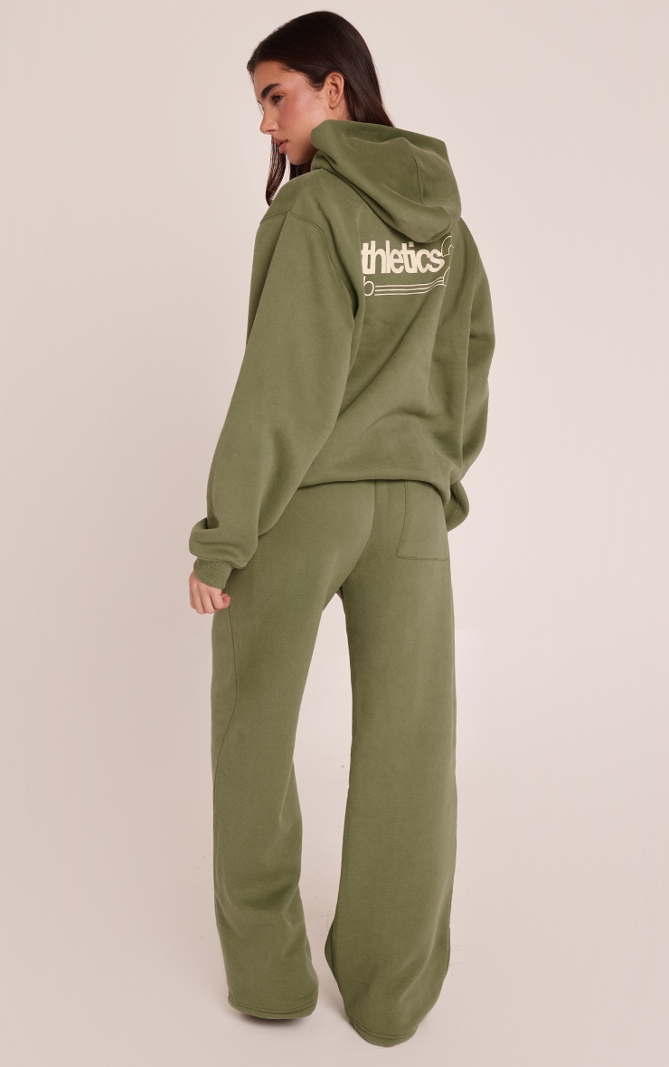 Khaki Athletics Club Cotton Fleece Straight Leg Sweatpants image 3
