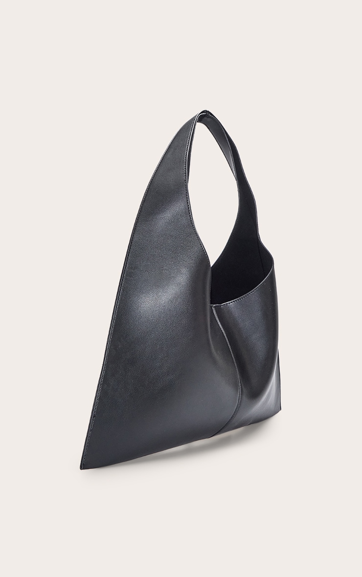 Black Pu Circle Handle Shoulder Bag | Accessories