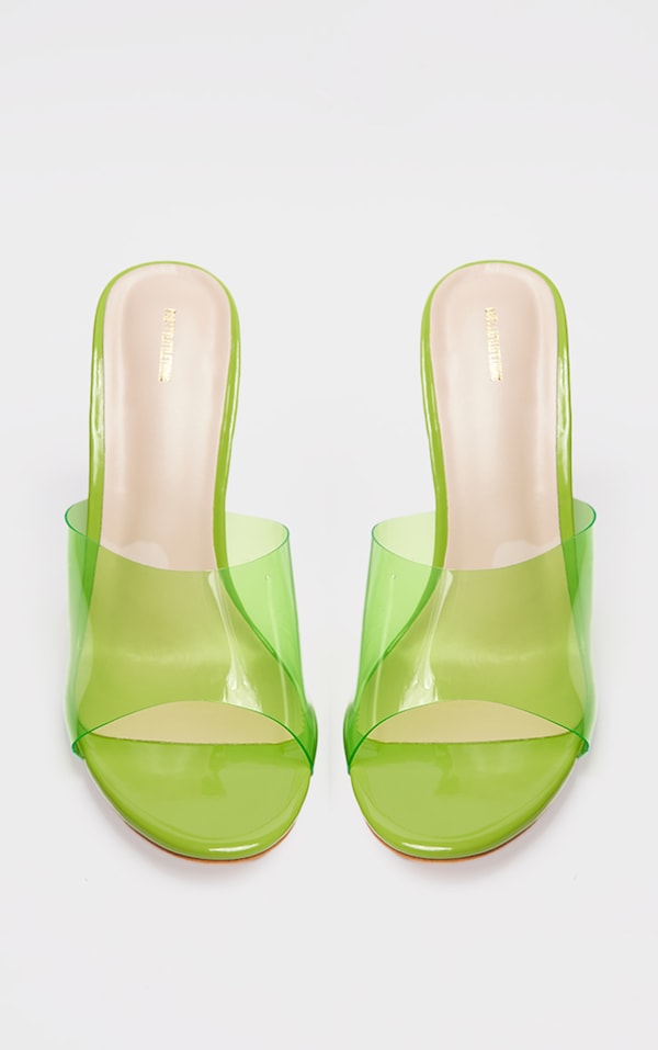 perspex heel wedges