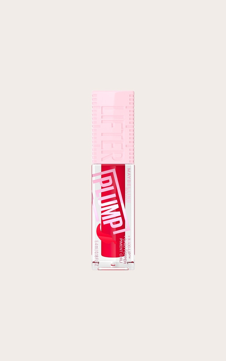 Maybelline Lifter Gloss Plumping Lip Gloss With Hyaluronic Acid and Chilli Pepper Red Flag image 2