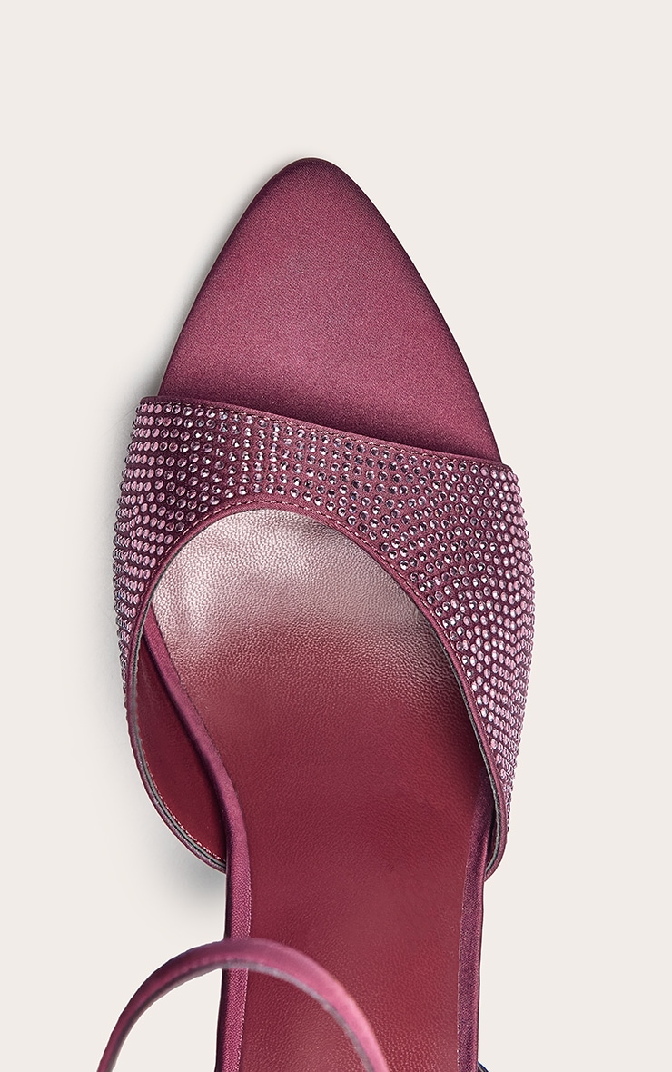 Plum Hot Fix Heeled Sandal image 4