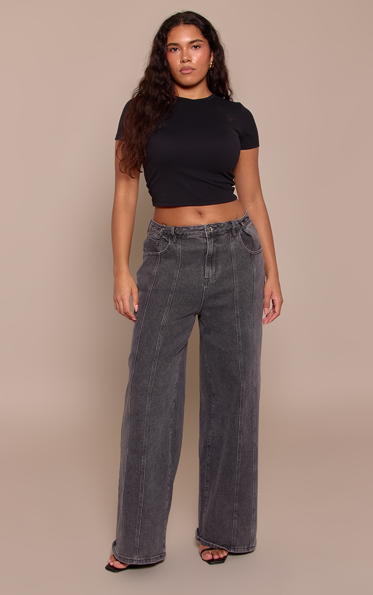 Shape Black Built In Bra Sculpt Short Sleeve T-shirt image 3