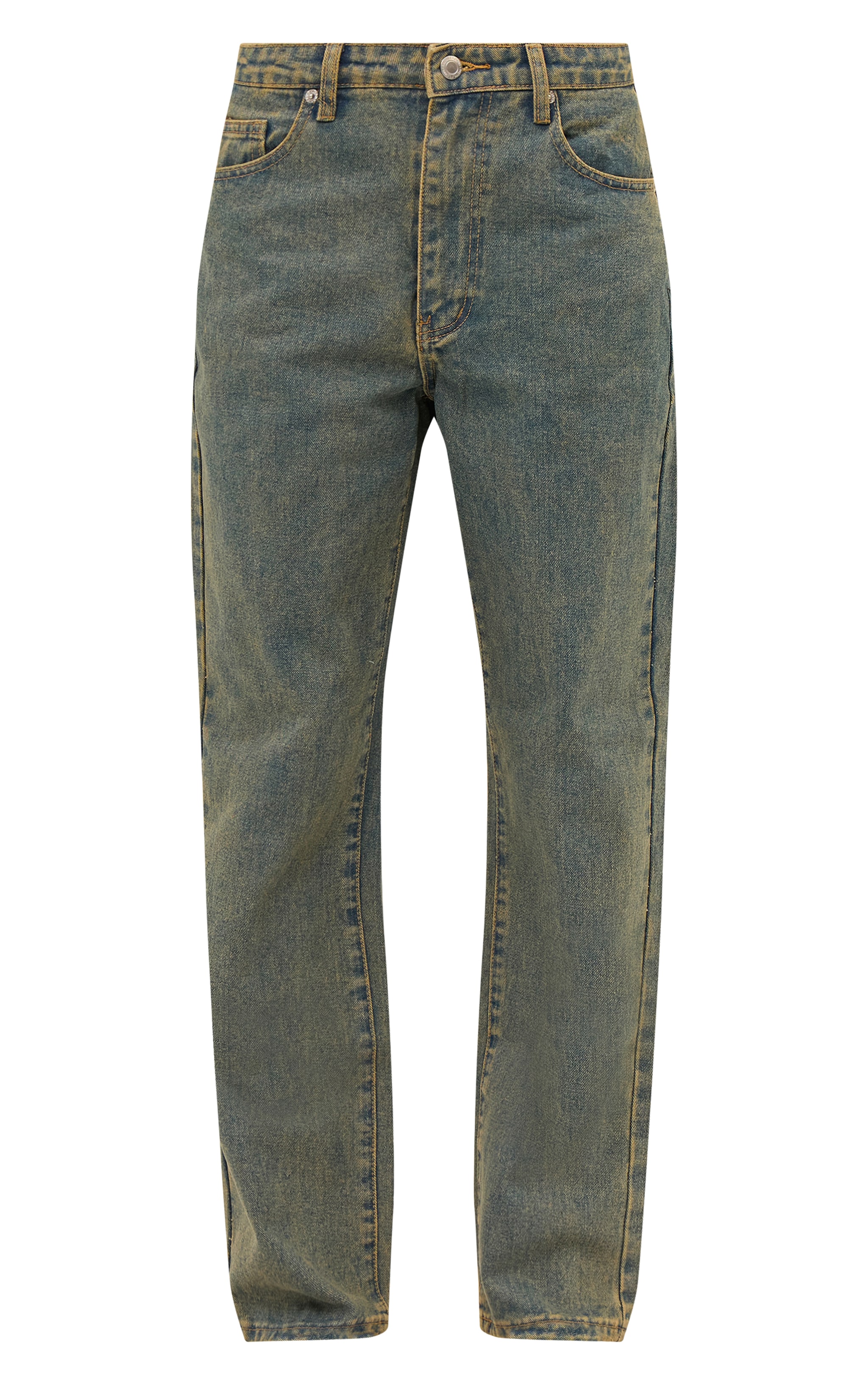 Jeans vintage taille haute jambe large image 5