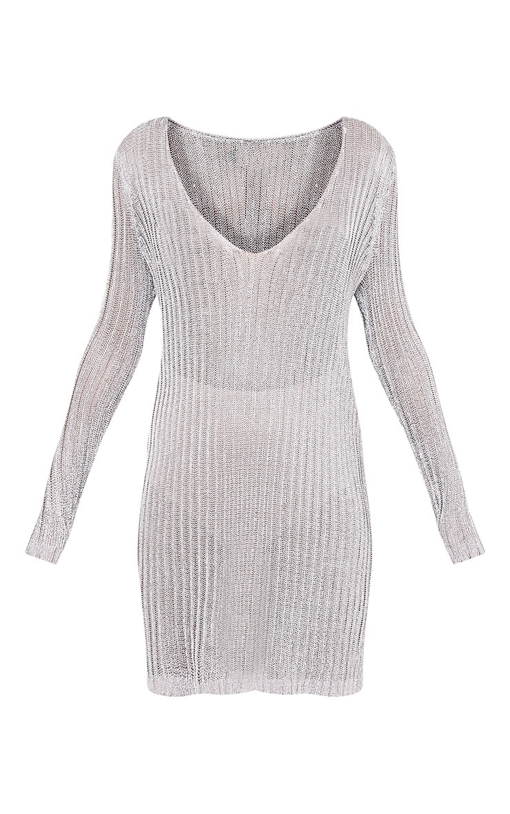 silver jumper dress