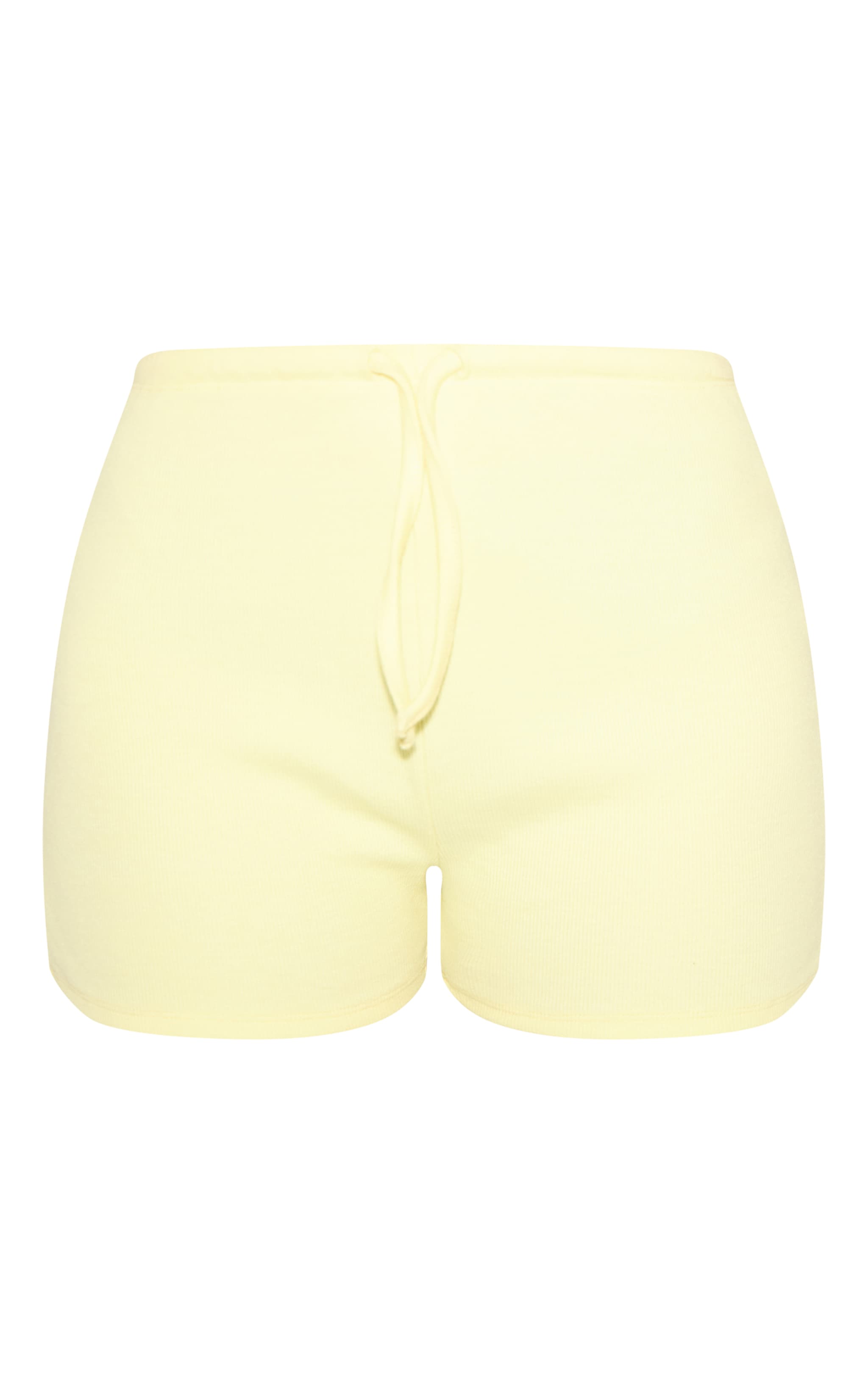 Lemon Ribbed Pj Short image 6