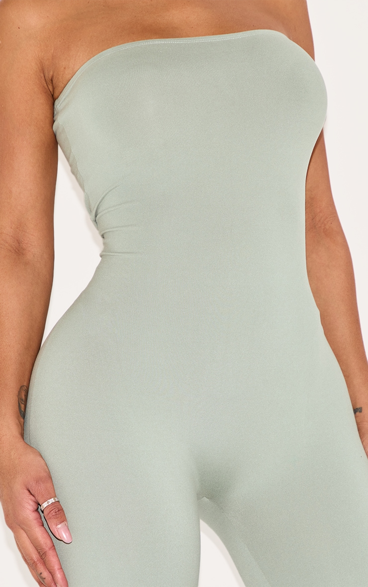 Shape Sage Green Soft Sculpted Bandeau Jumpsuit image 4