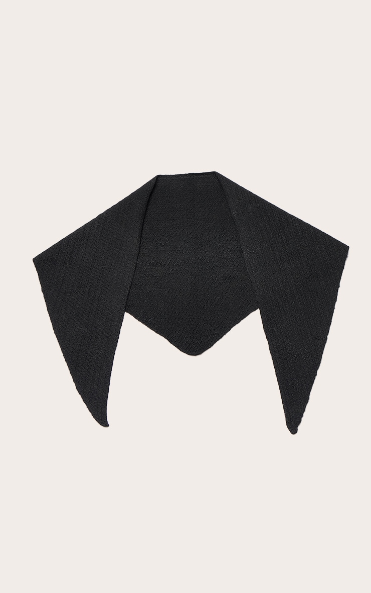 Black Knit Shawl image 2