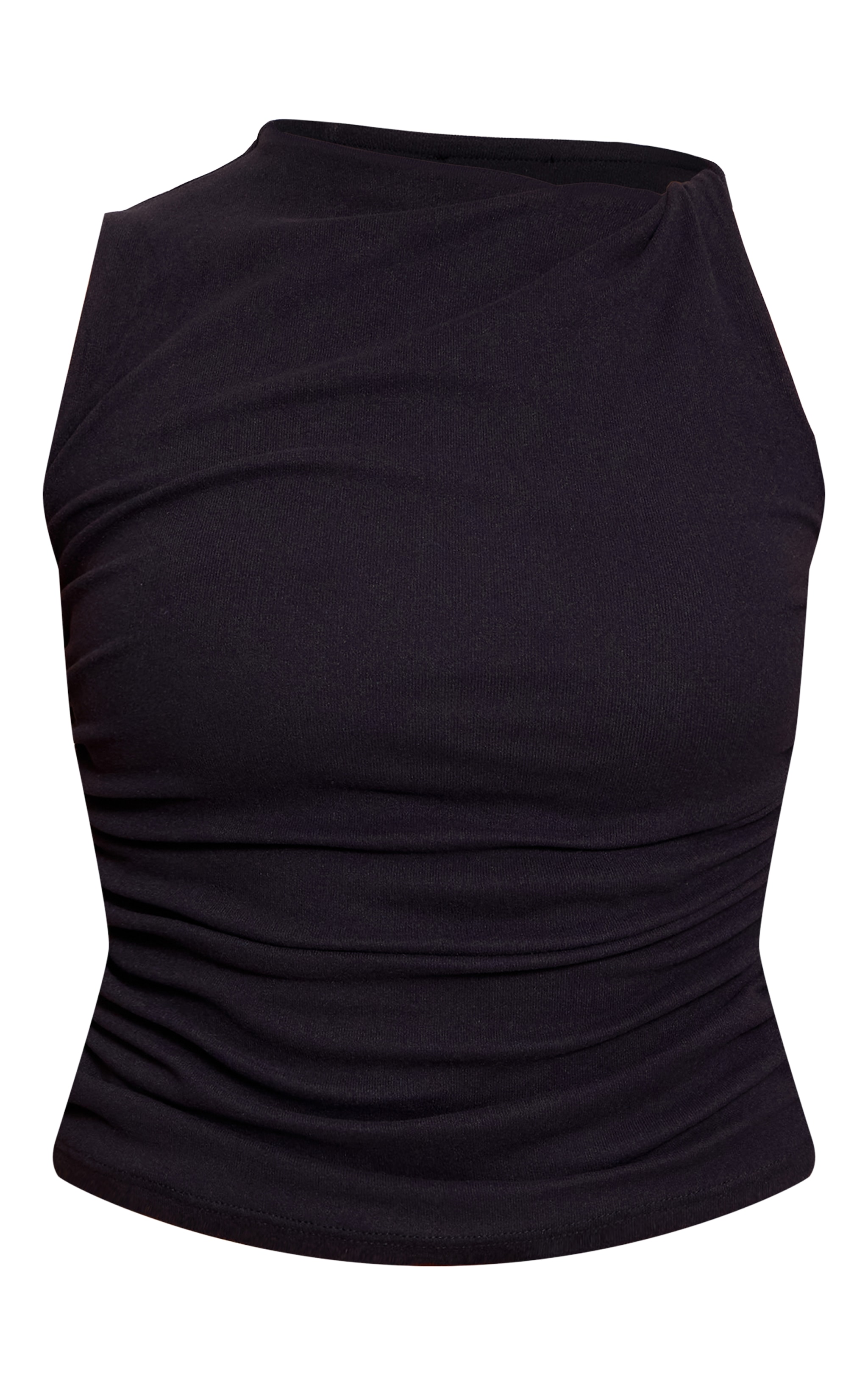 Petite Top noir à détail torsadé image 5