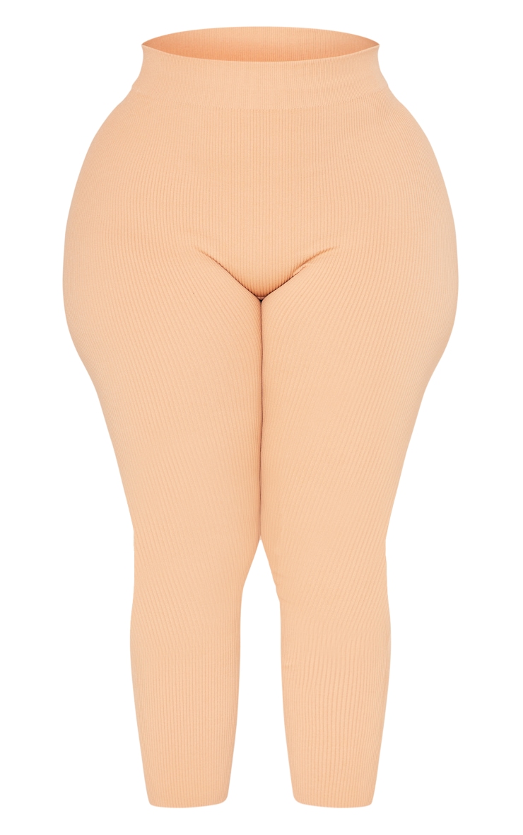 Plus Camel Rib Contour Leggings image 5