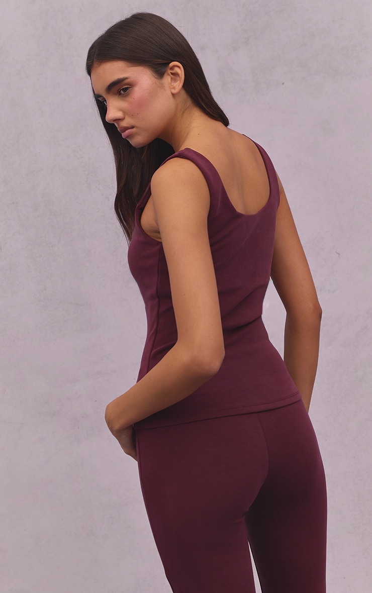 Plum Super Soft Padded Vest image 2