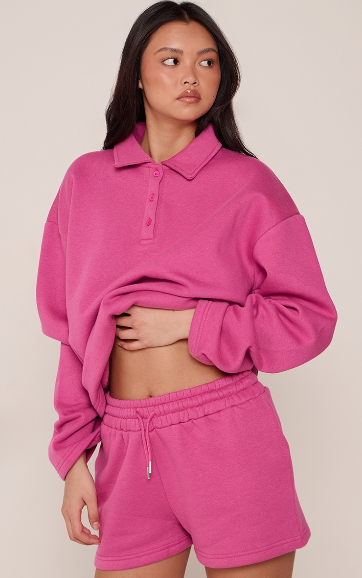 Hot Pink Lightweight Sweat Shorts