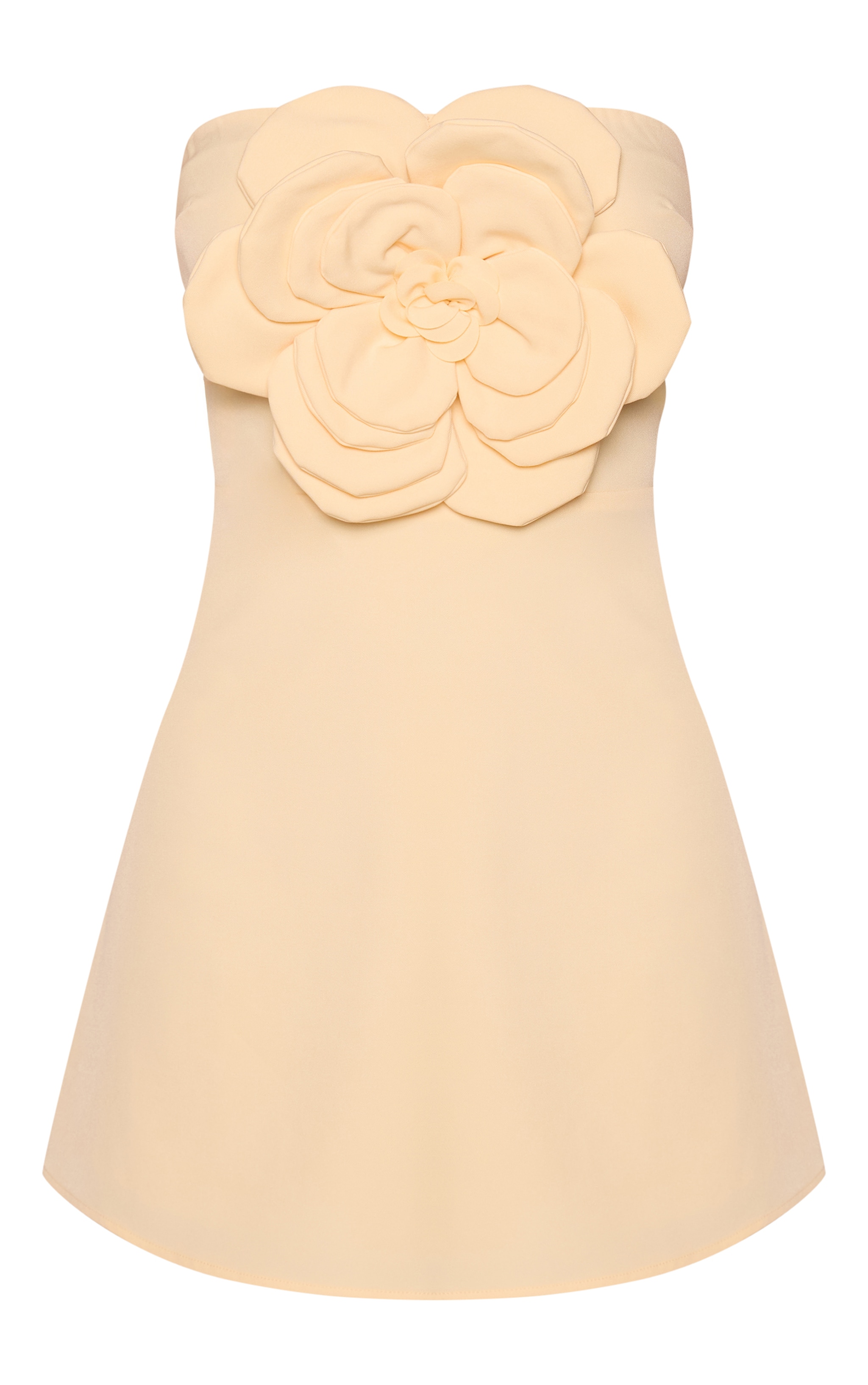 Lemon Floral Bandeau A Line Shift Dress image 5