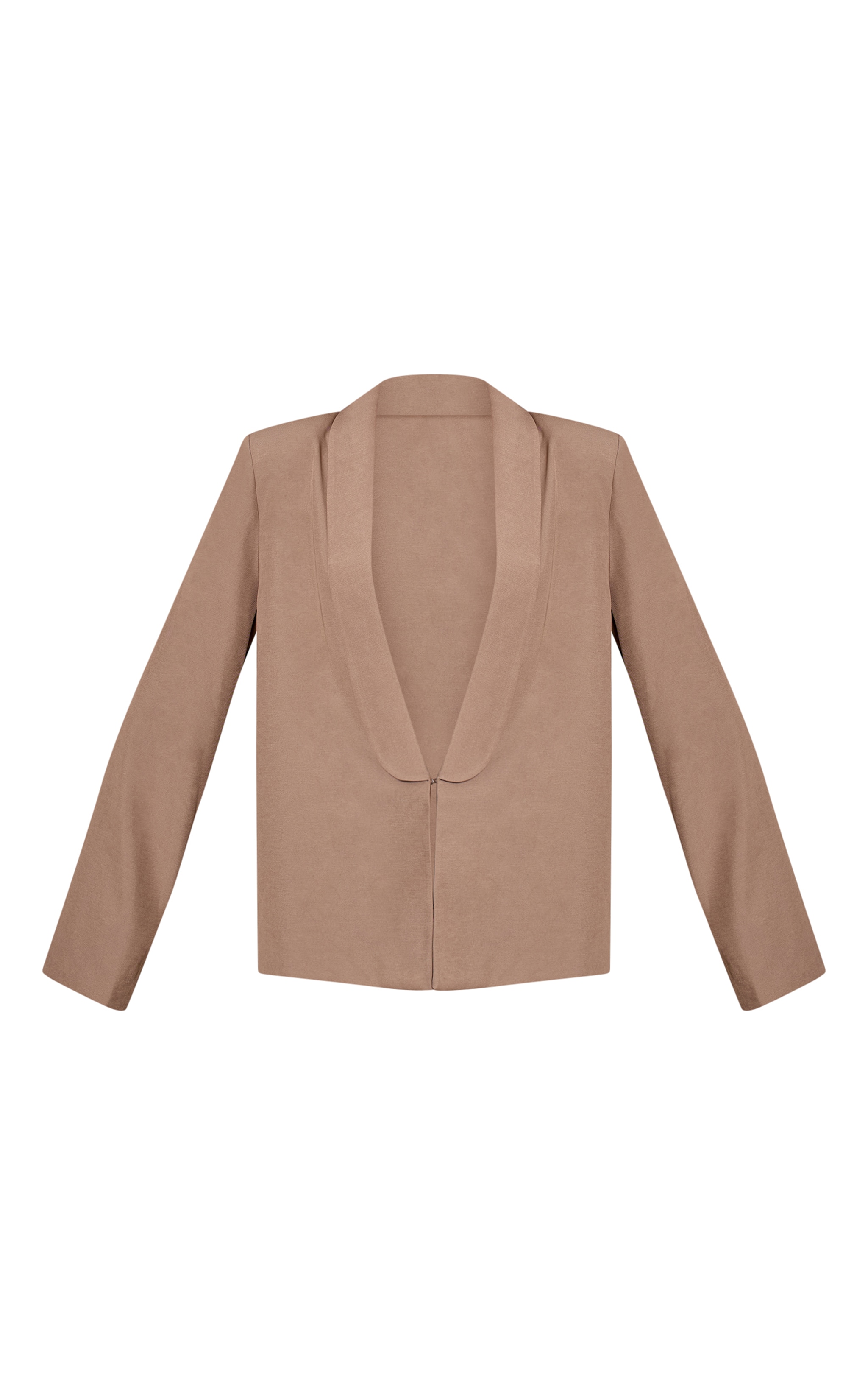Taupe Tailored Longline Blazer image 5