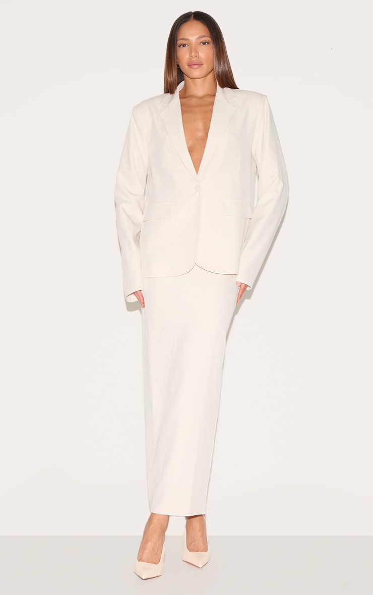 Tall Almond Oversized Blazer image 3