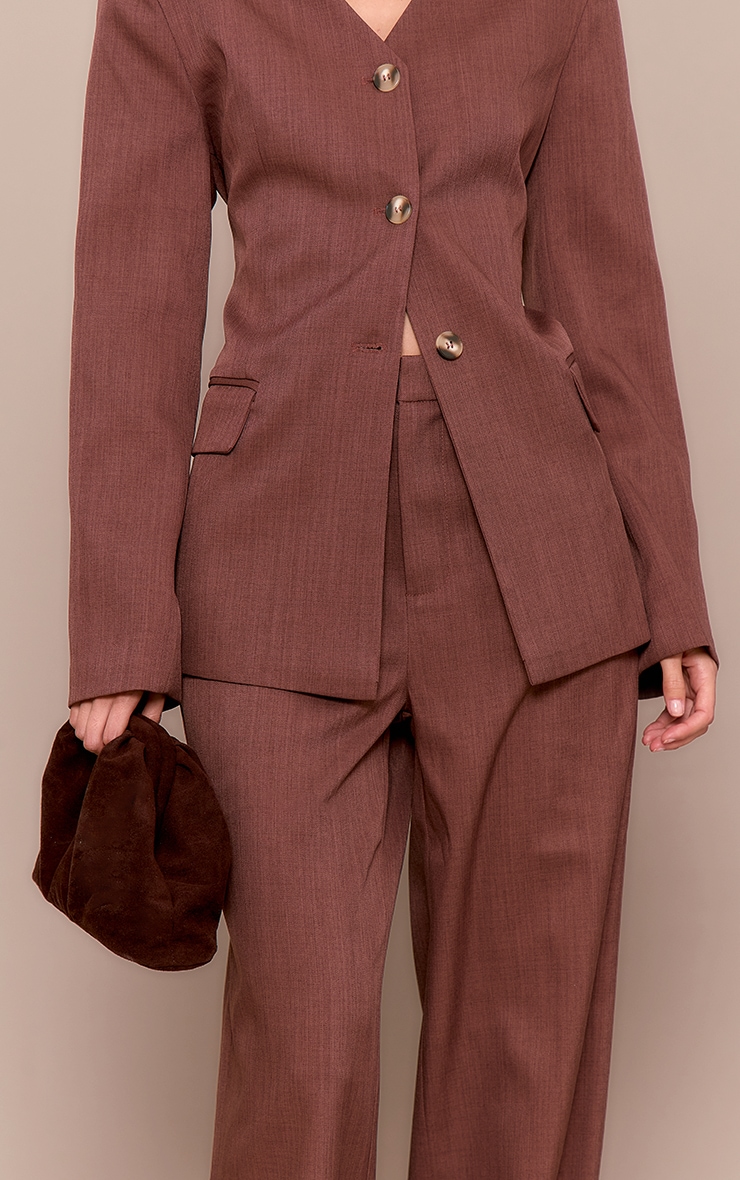Chestnut Premium Tailored Straight Leg Pants image 4
