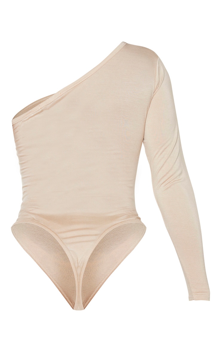 Shape Sand Jersey One Shoulder Bodysuit image 4