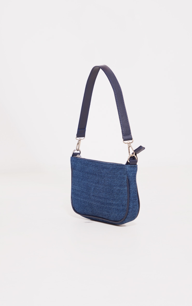 Blue Denim Shoulder Bag image 2