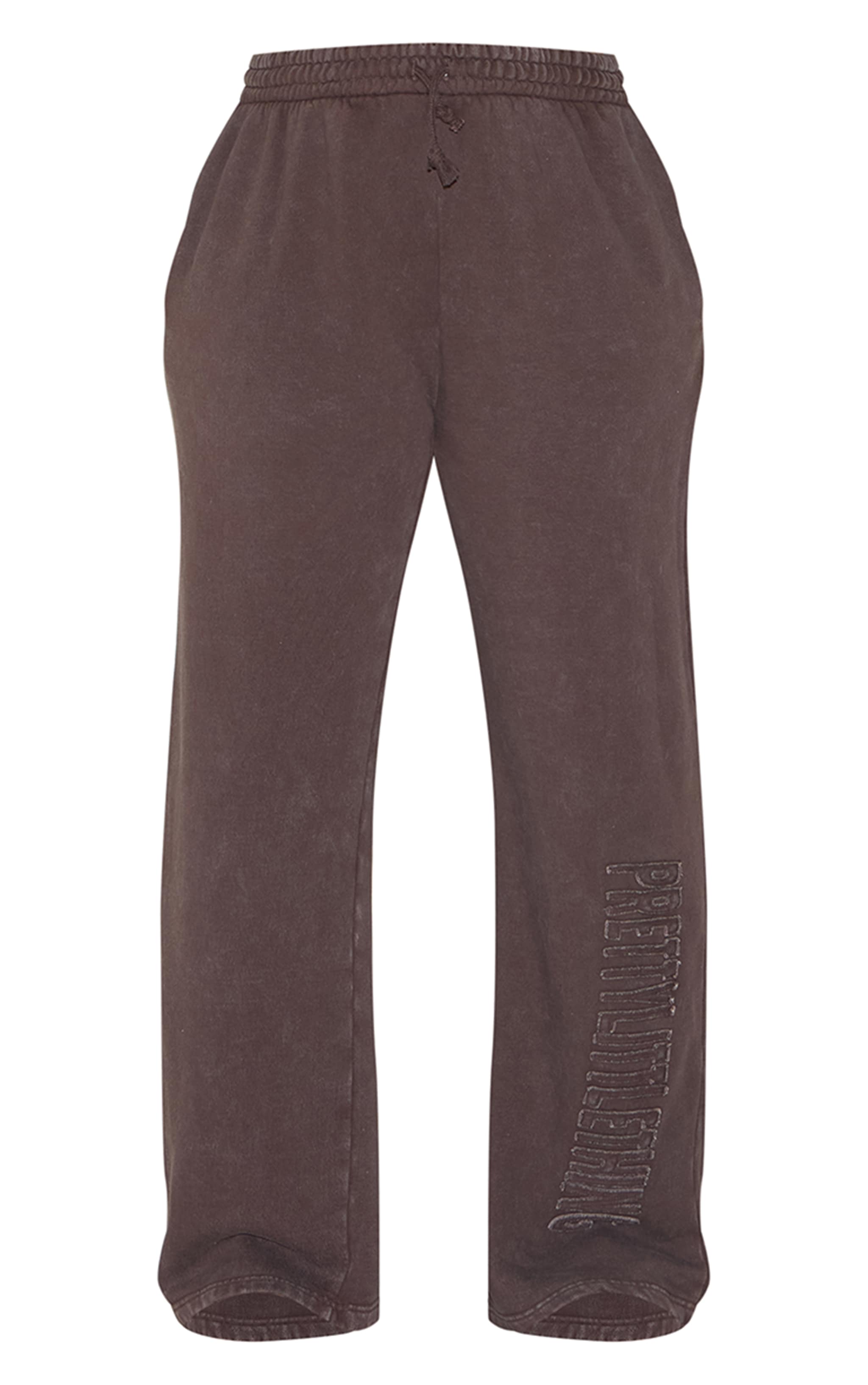 Shape PrettyLittleThing Chocolate Sweatpants image 5