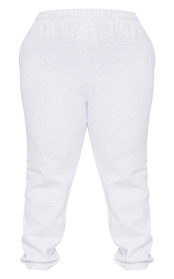 Plus Ash Grey Casual Joggers image 5