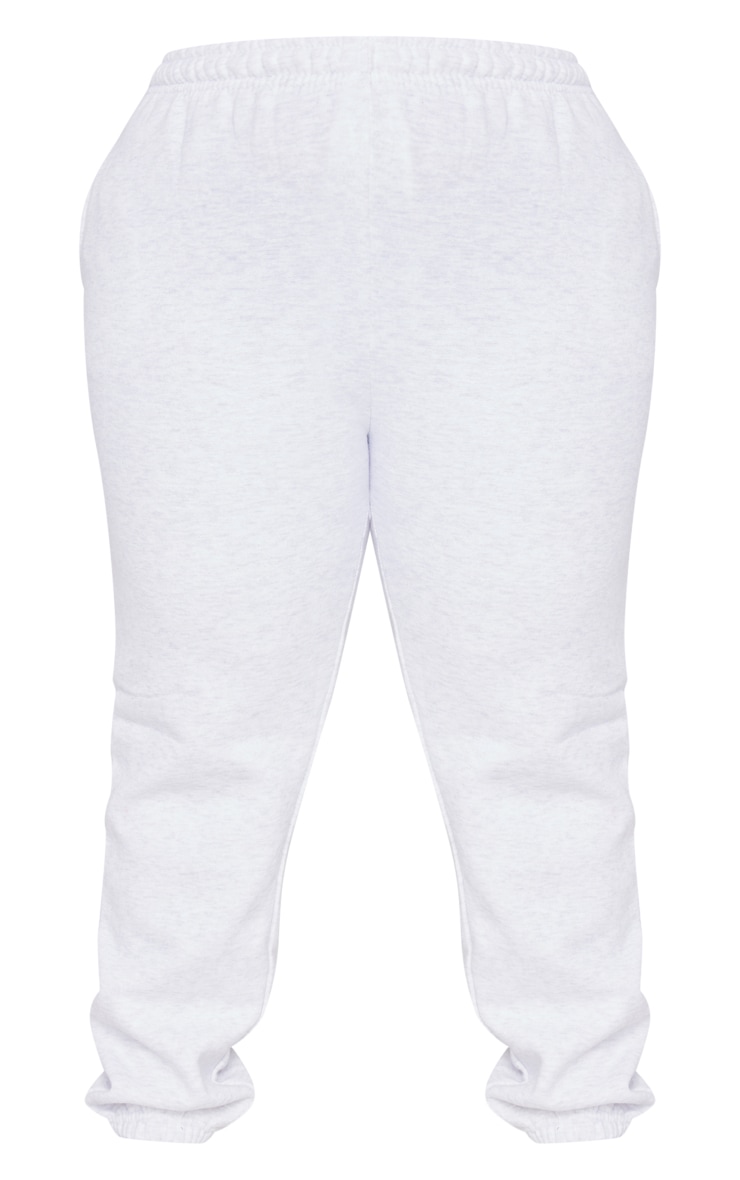 Plus Ash Grey Casual Joggers image 5