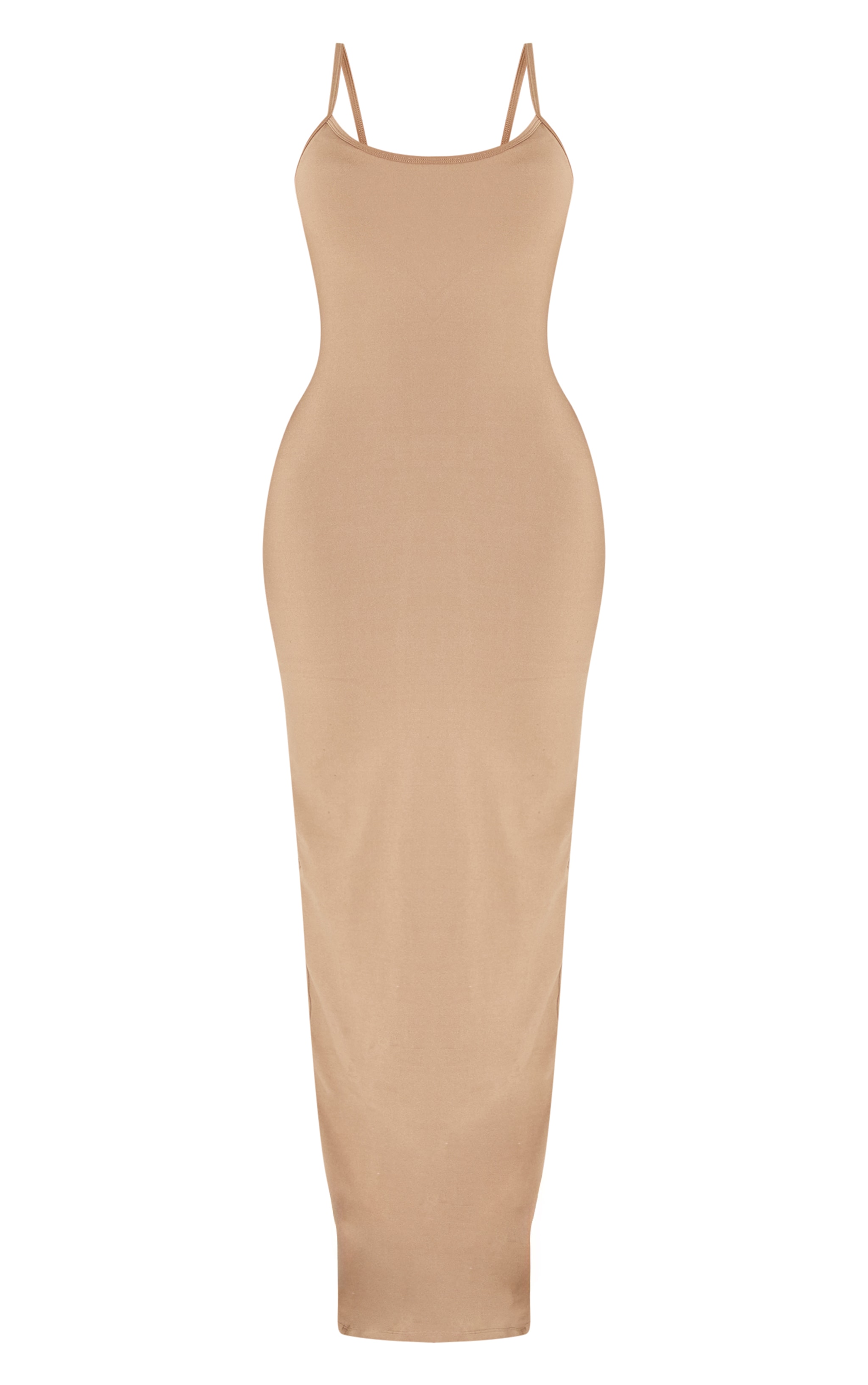 Shape Robe longue en Sculpt kaki à bretelles et doublure gaintante intégrée image 5