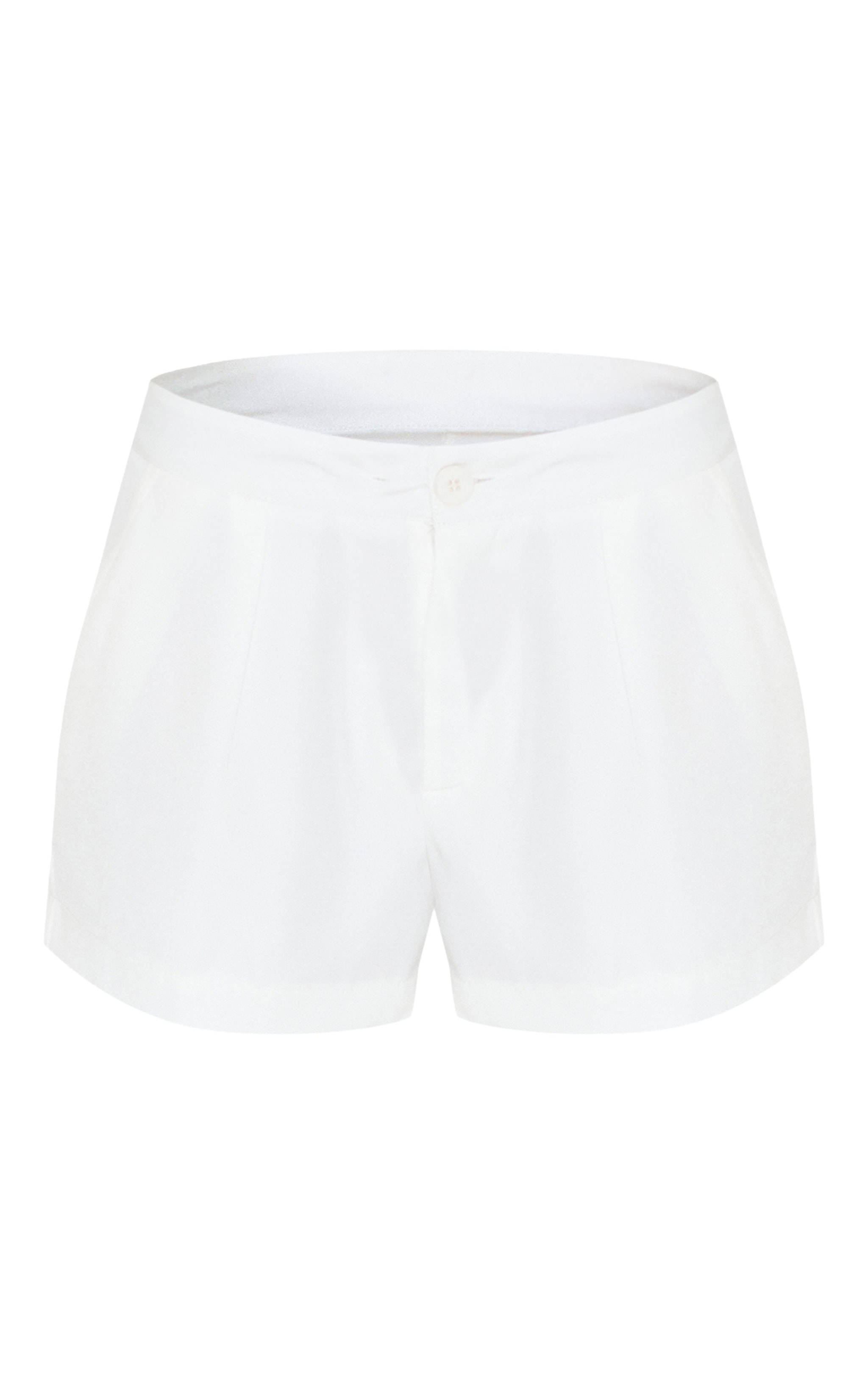 Cream Premium Tailored Woven Shorts image 6