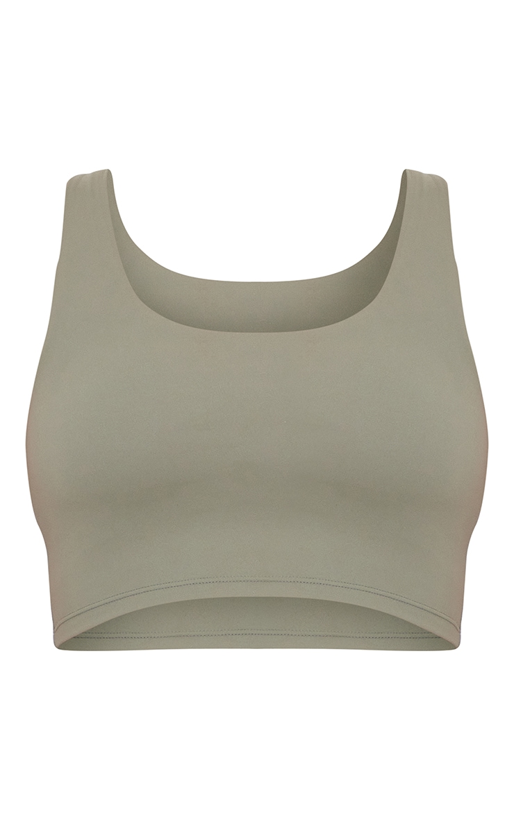 Olive Ultimate Sculpt Double Layer Padded Sports Bra image 5