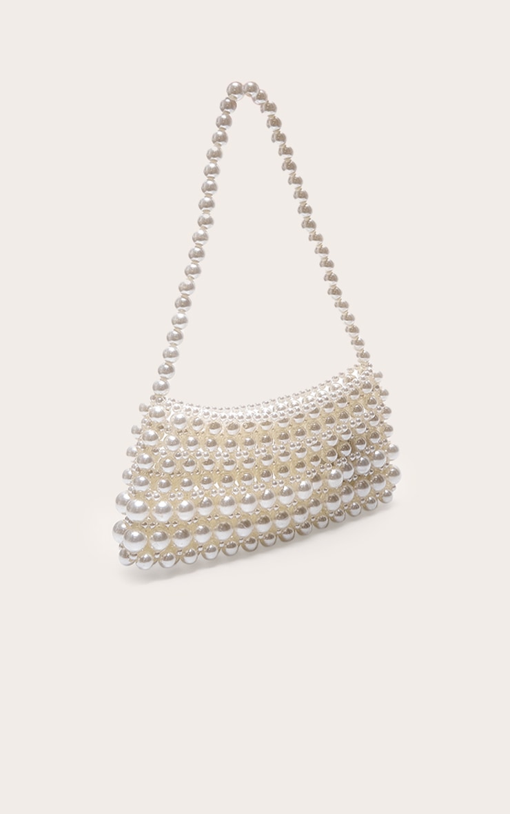 White Pearl Shoulder Bag image 2