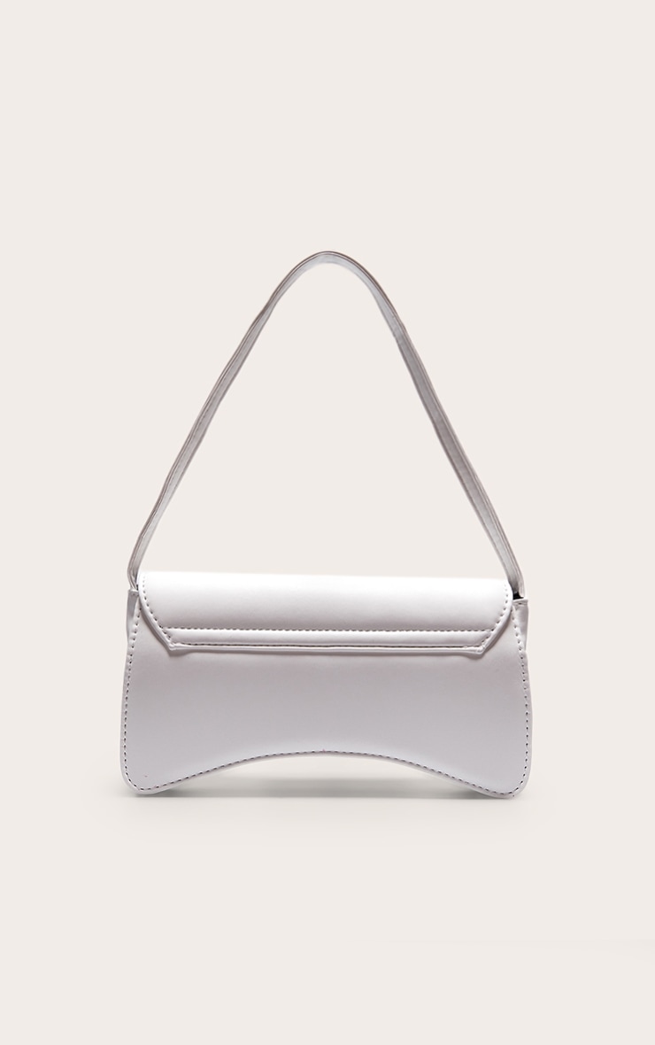 White Baguette Buckle Shoulder Bag | Accessories