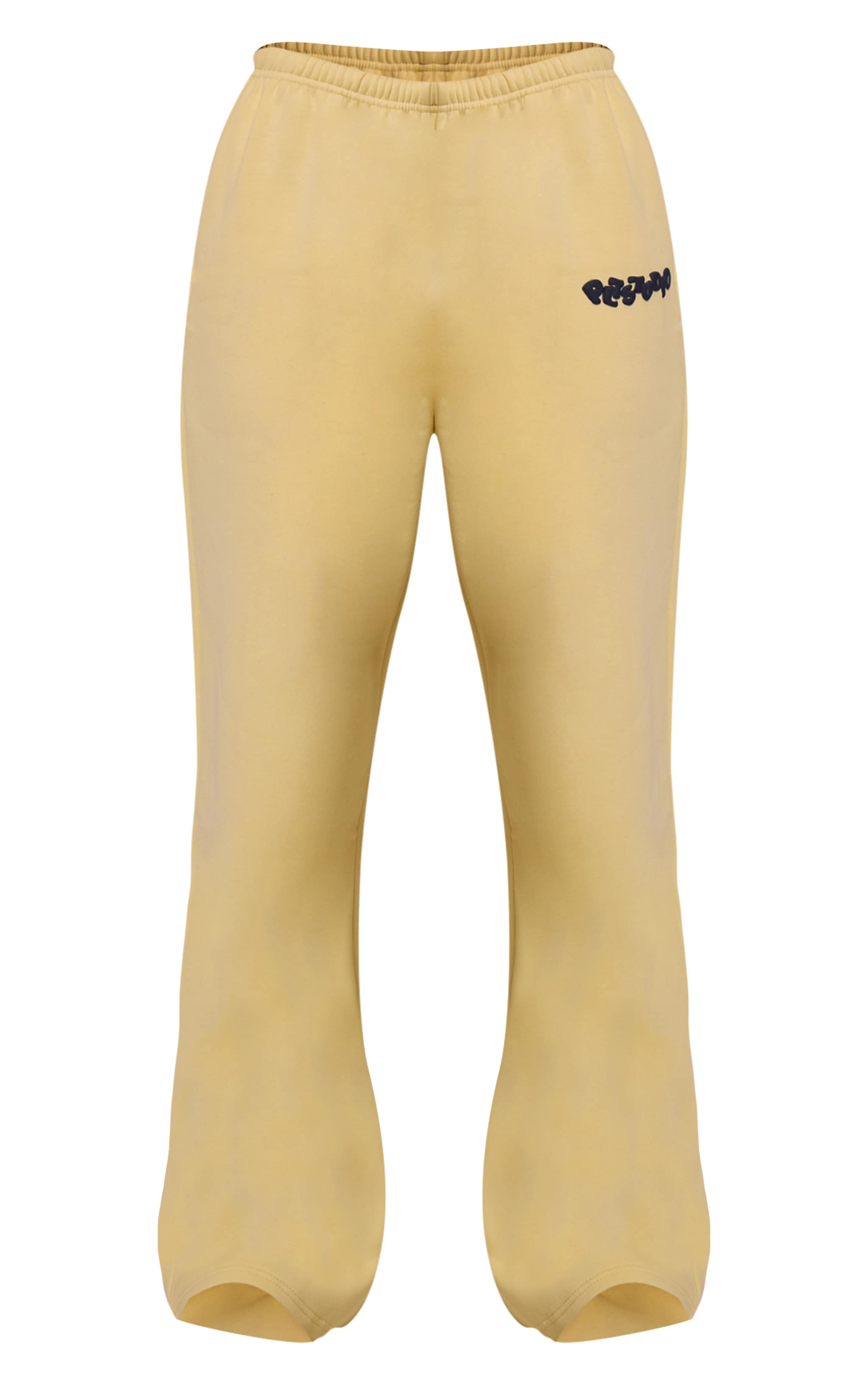 Jogging taille fine jaune bouffant à logo PLT Studio image 5