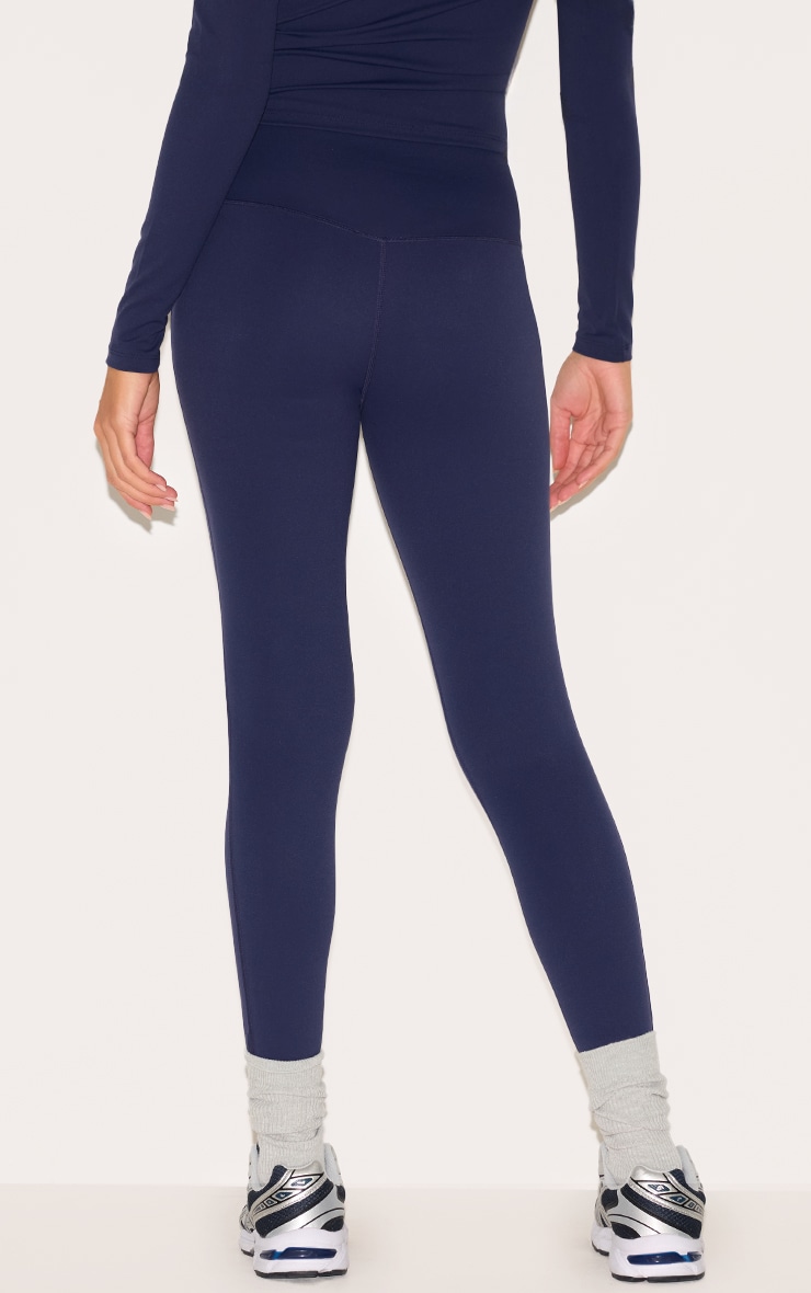 Navy Ultimate Sculpt High Waist Gym Leggings image 3