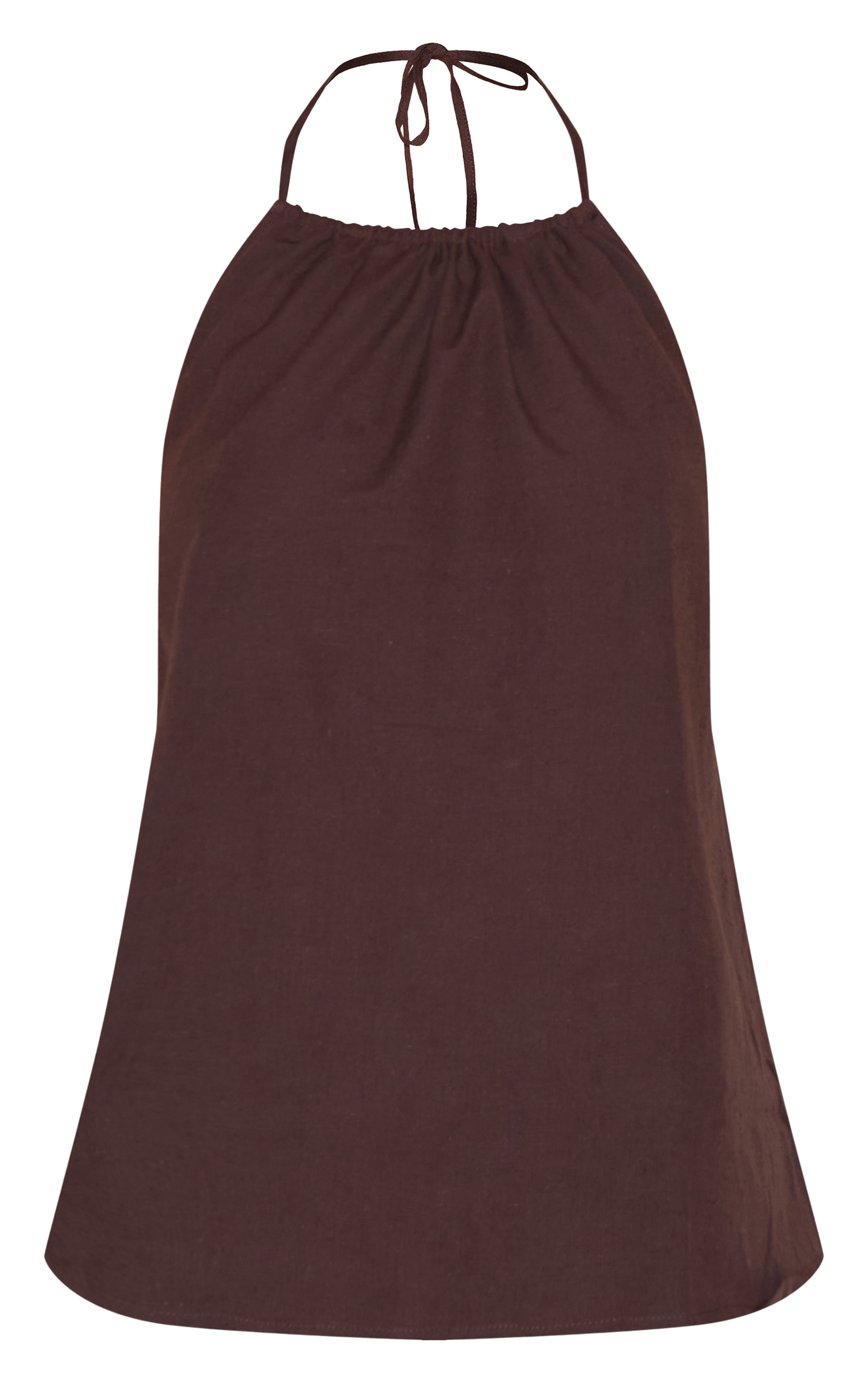 Dark Brown Halterneck Top image 5