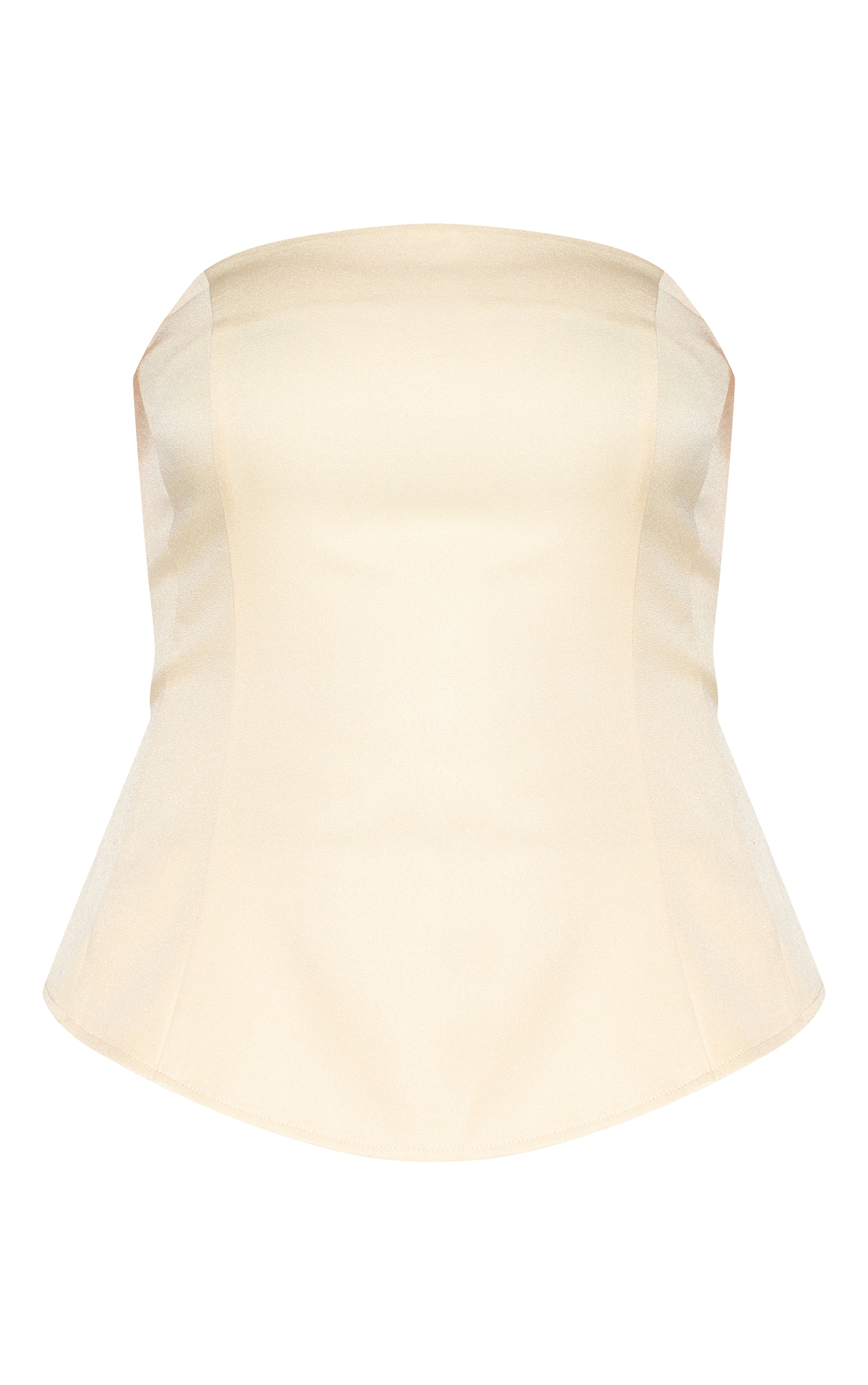 Plus Lemon Peplum Bandeau image 5
