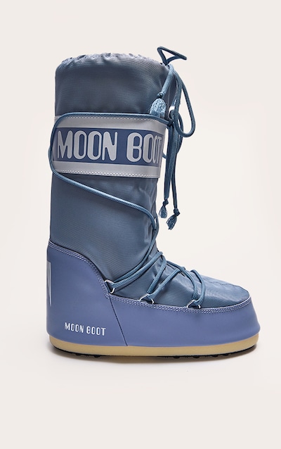MOON BOOT Bottes gris éléphant Icon