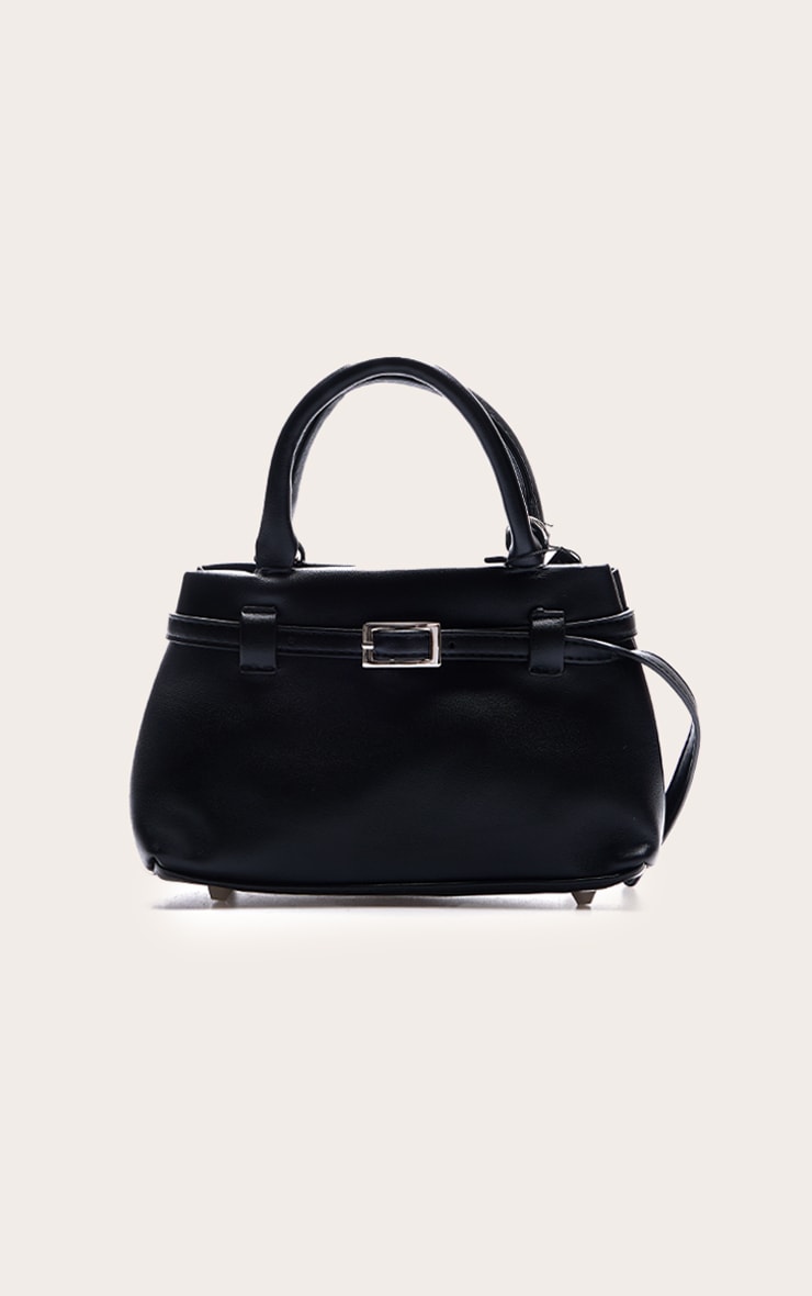 Black Belt Detail Mini Cross Body Bag image 2