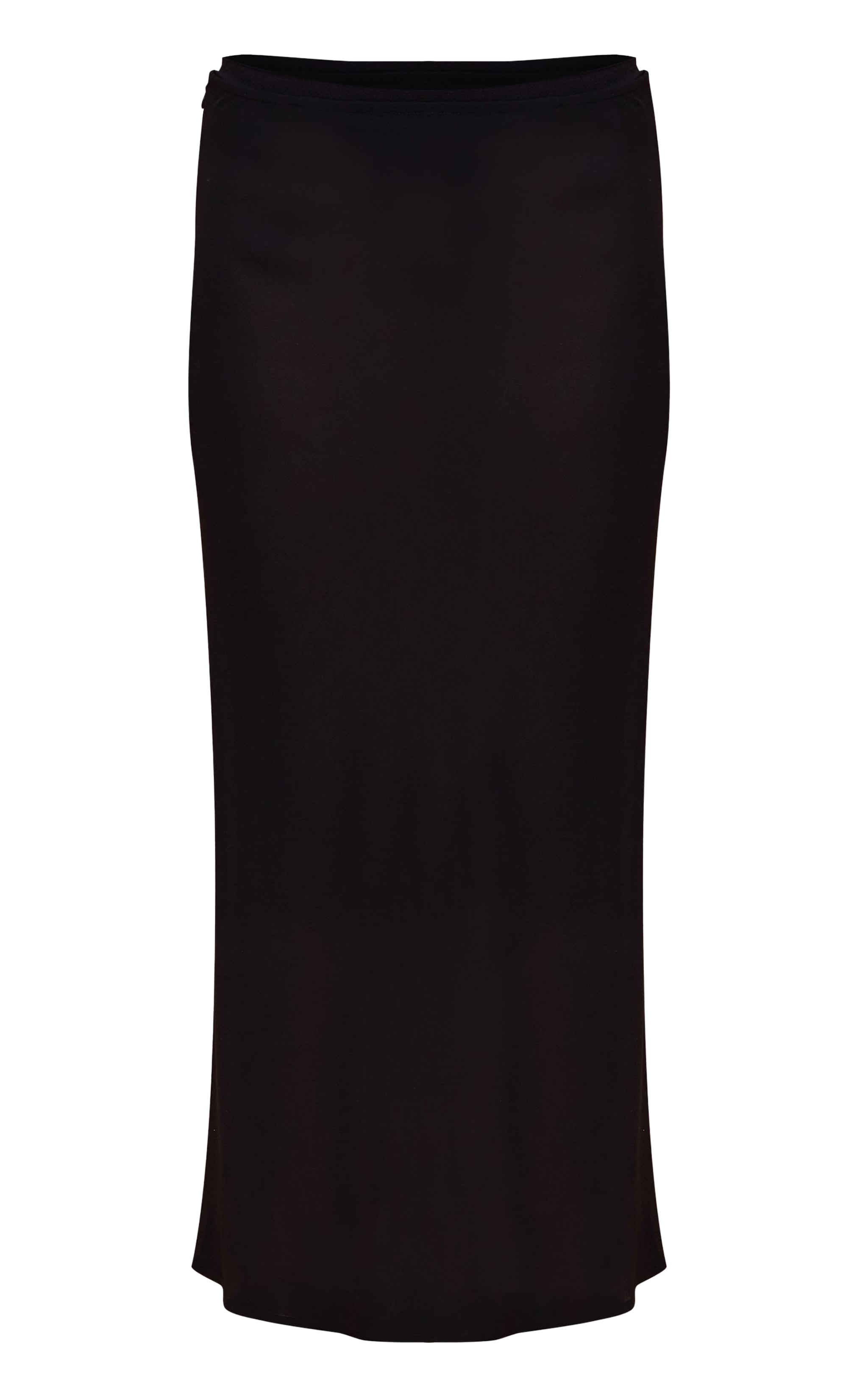 Black Sheer Chiffon Midaxi Skirt image 5