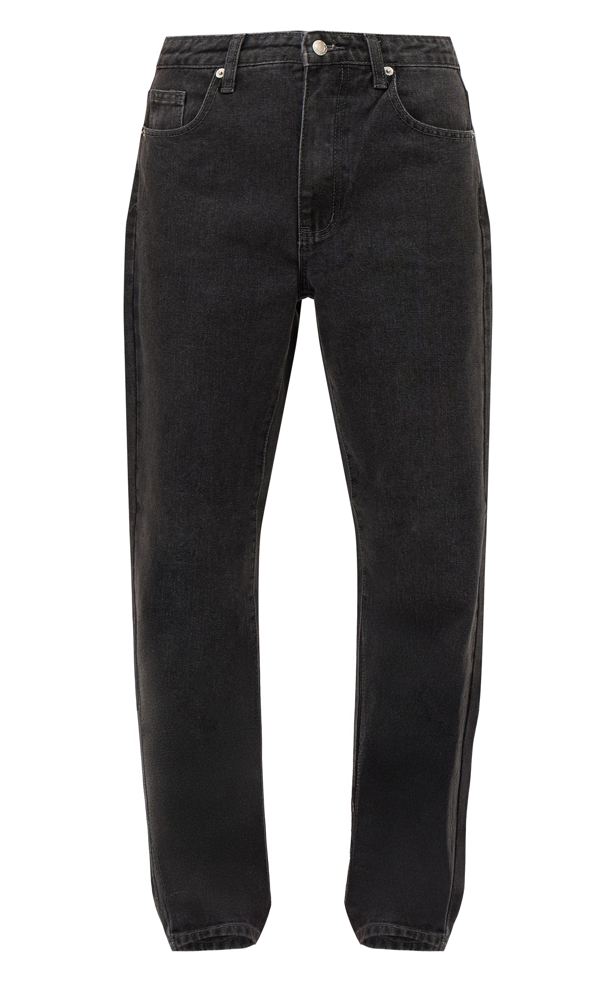 Grey High Waist Boyfriend Jeans image 5