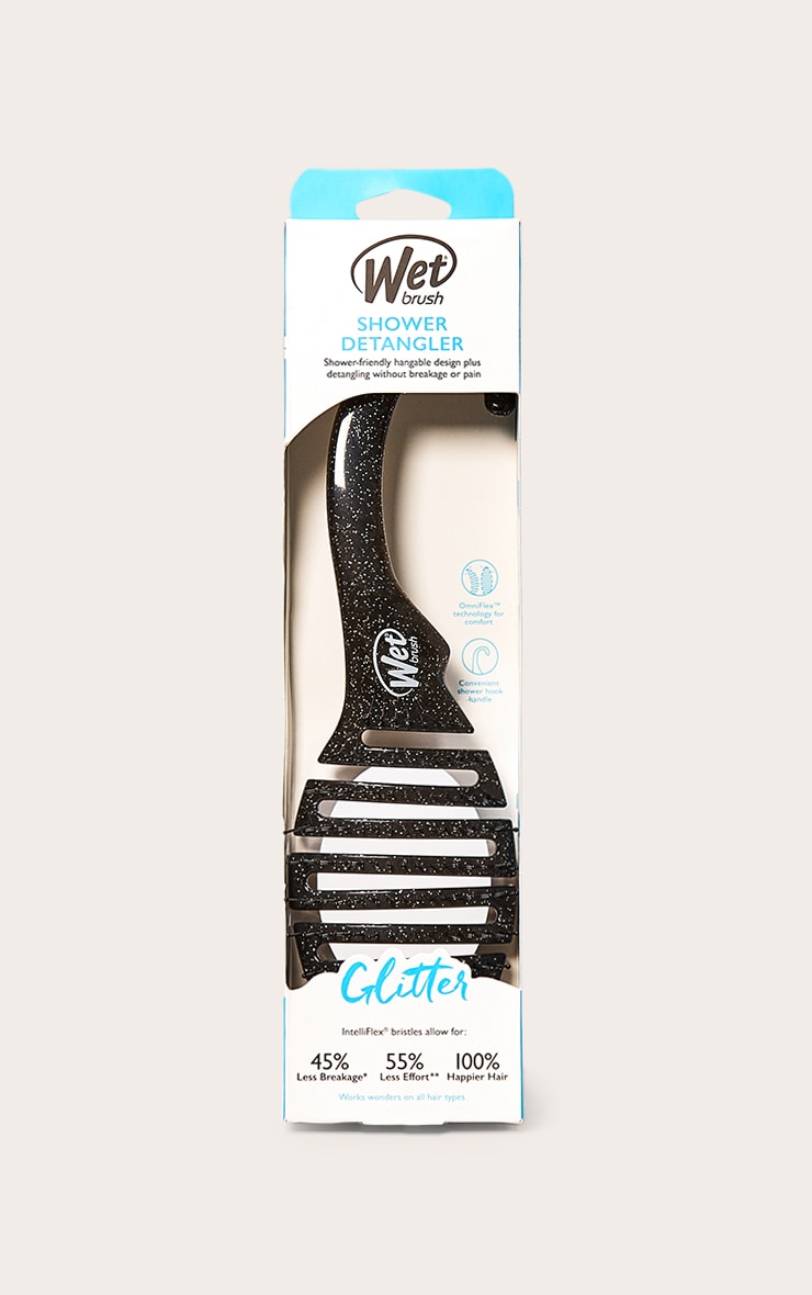 Wet Brush Brosse démêlante pour la douche Black Glitter image 2