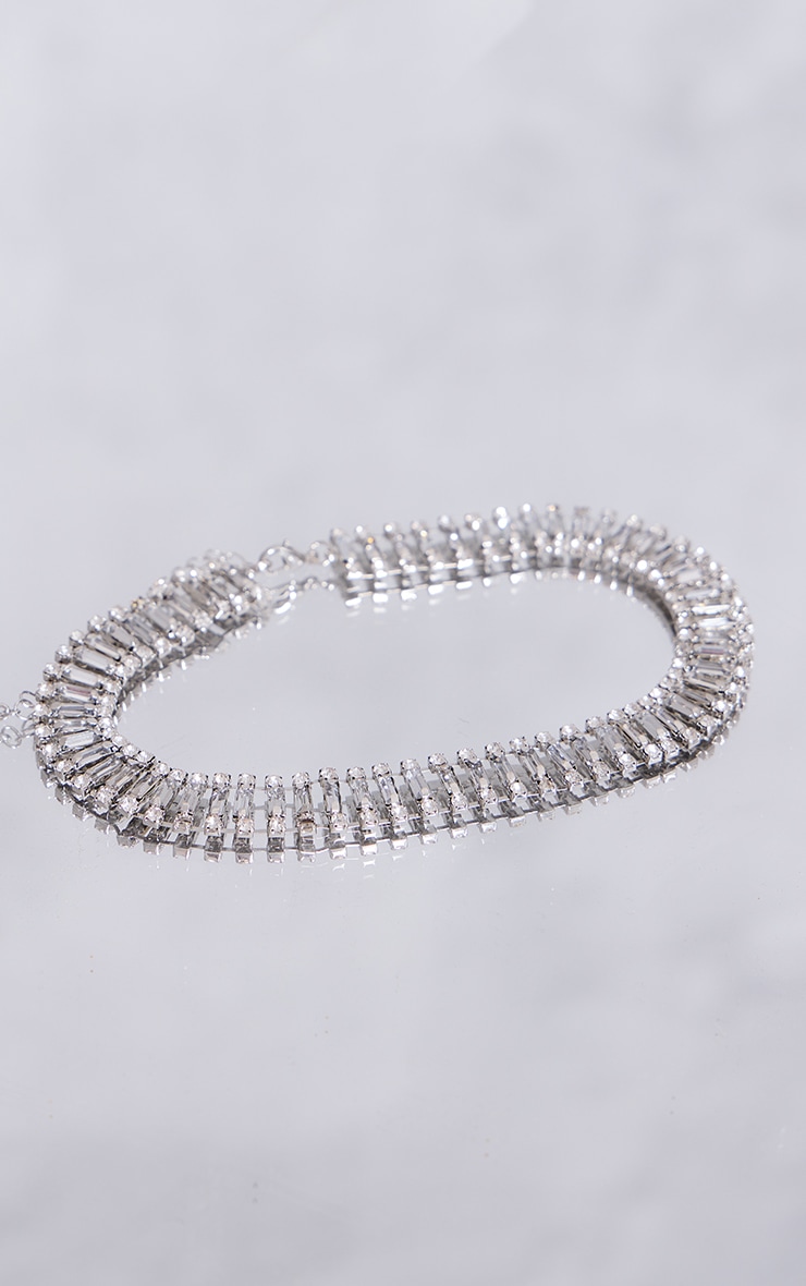 Chunky choker shop necklace silver