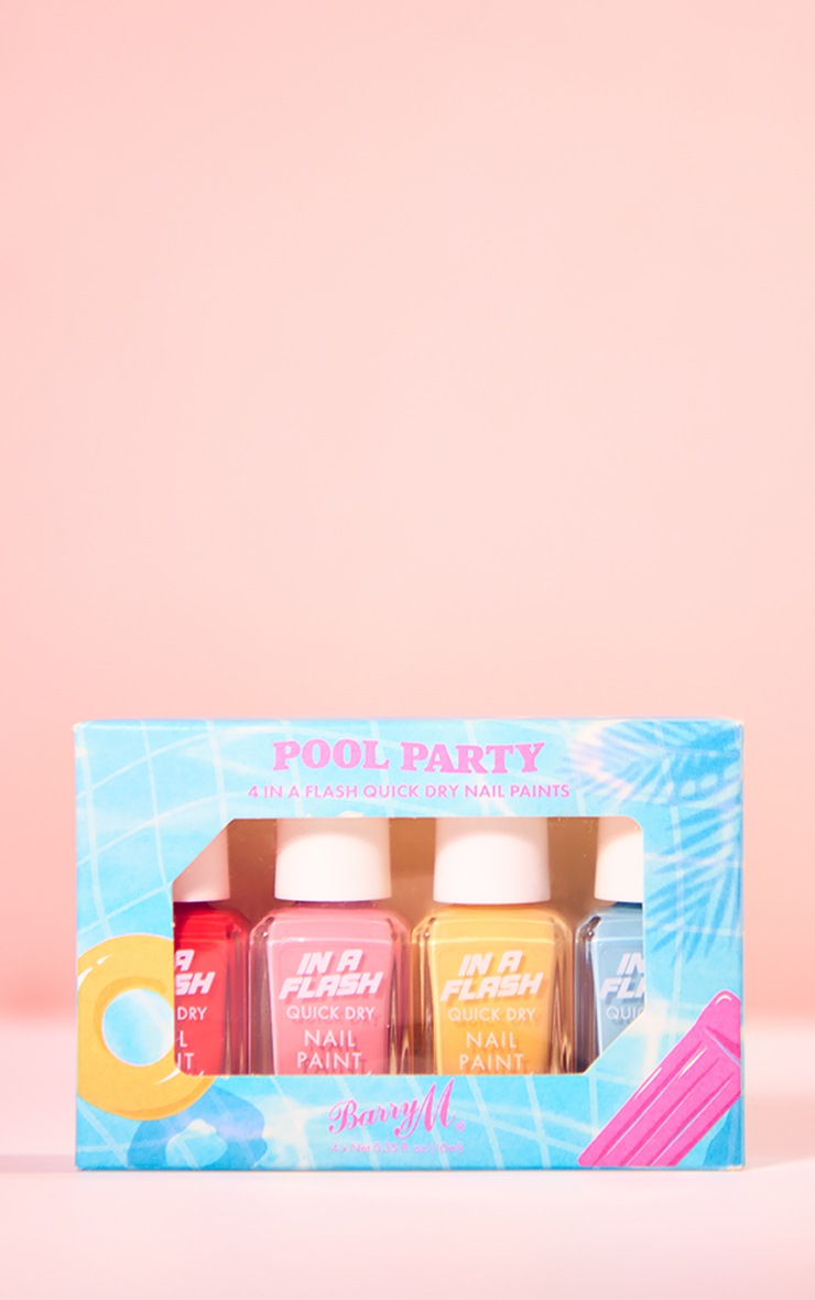 Barry M Pool Party Nail Varnish 4 Pack image 2